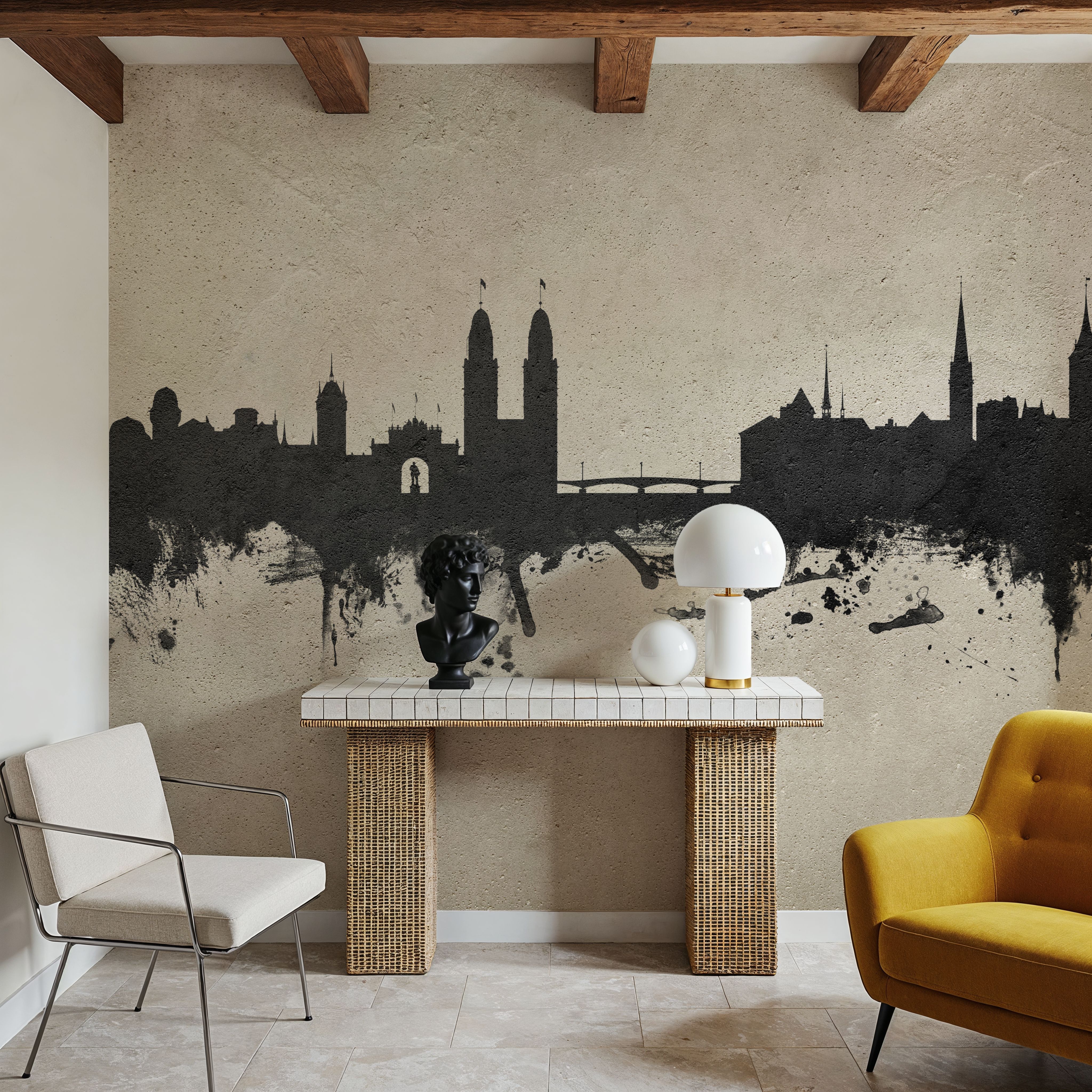 Zurich Switzerland Skyline Concrete