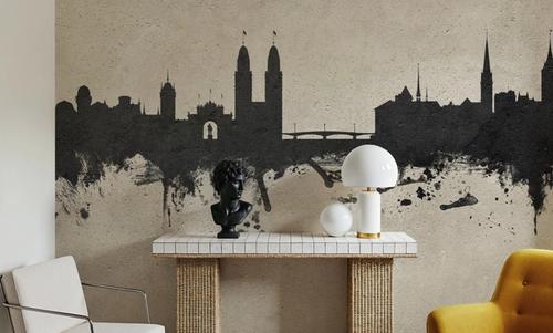 Zurich Switzerland Skyline Concrete