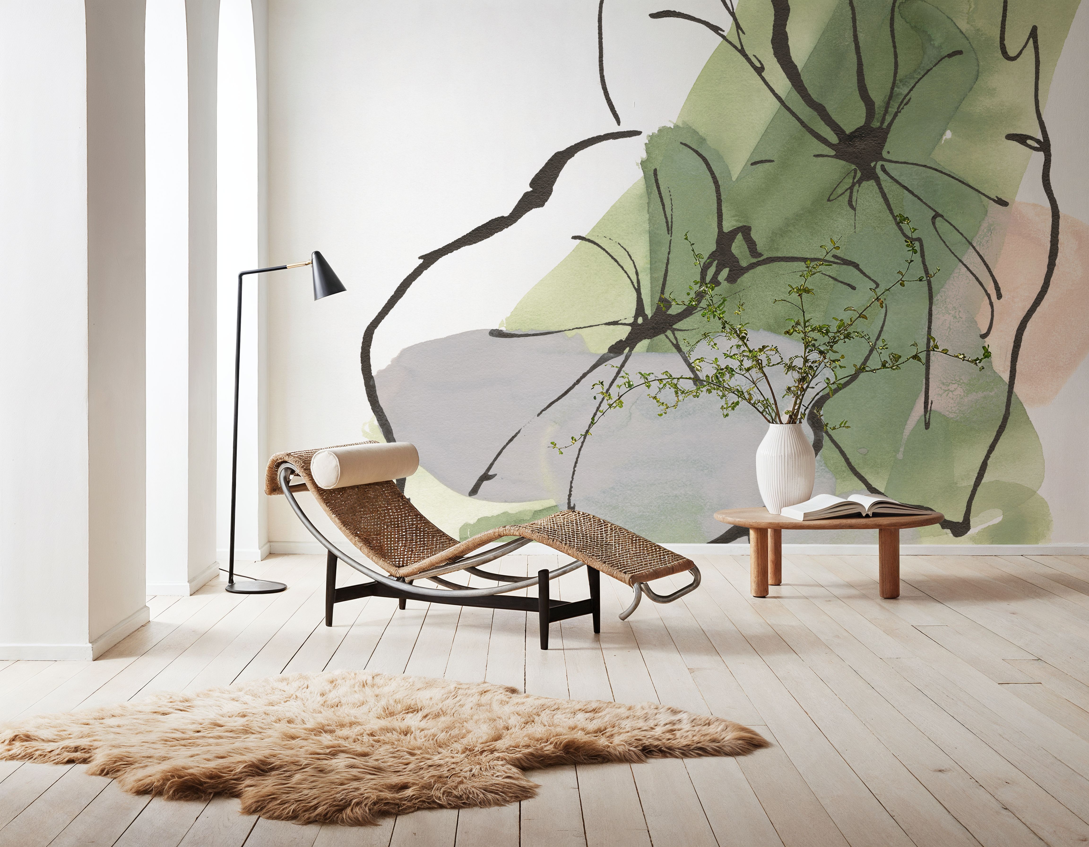 Big Leaf I, Papier peint