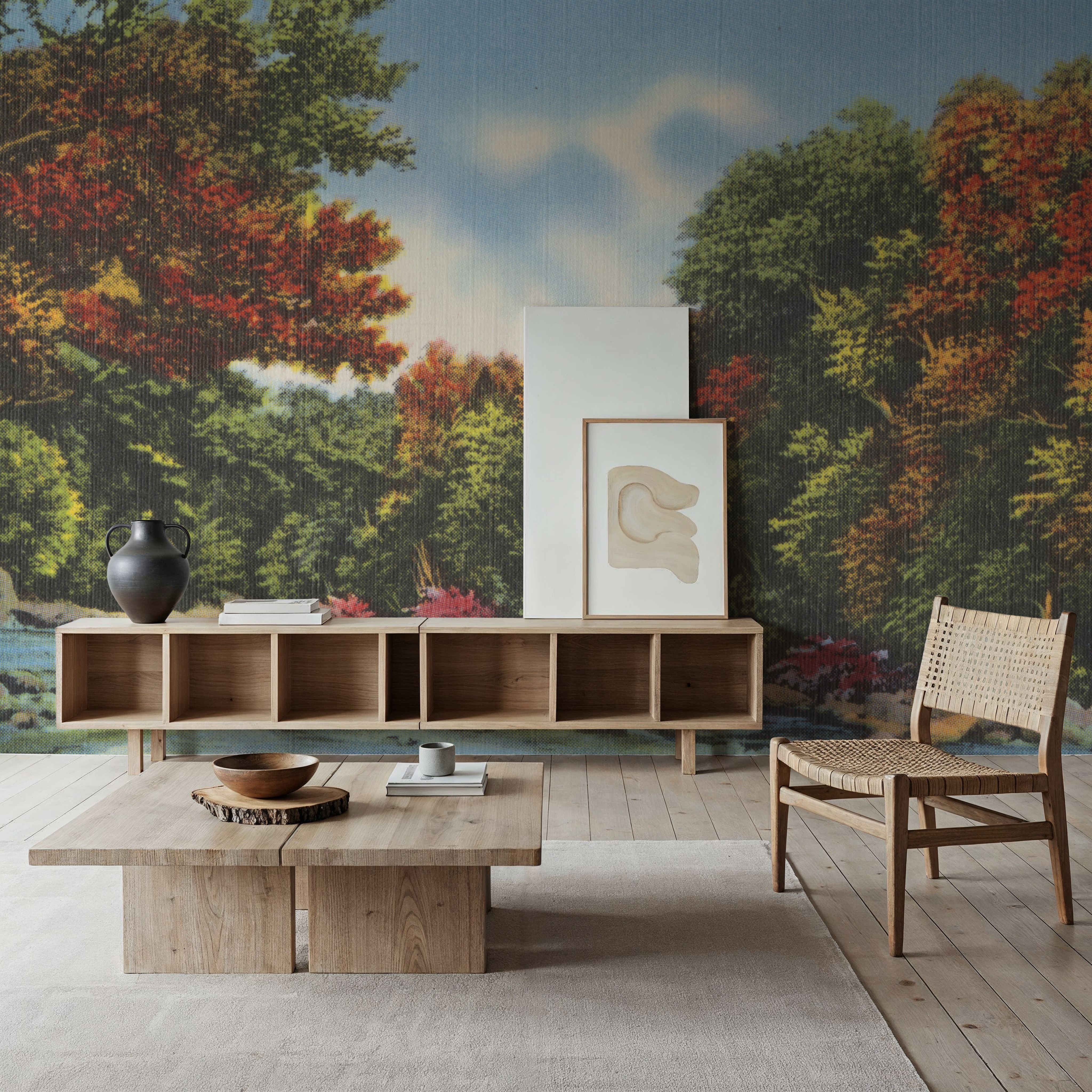 Color River - Screenprint Postcard