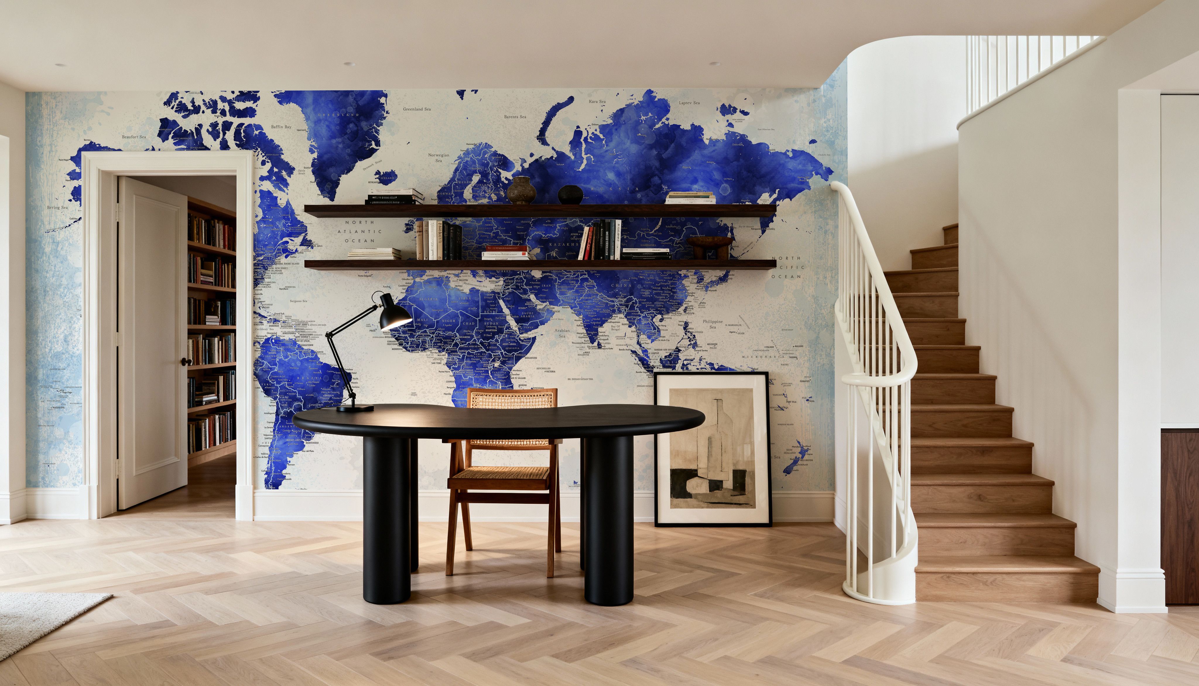 World Map Cities - Georgino