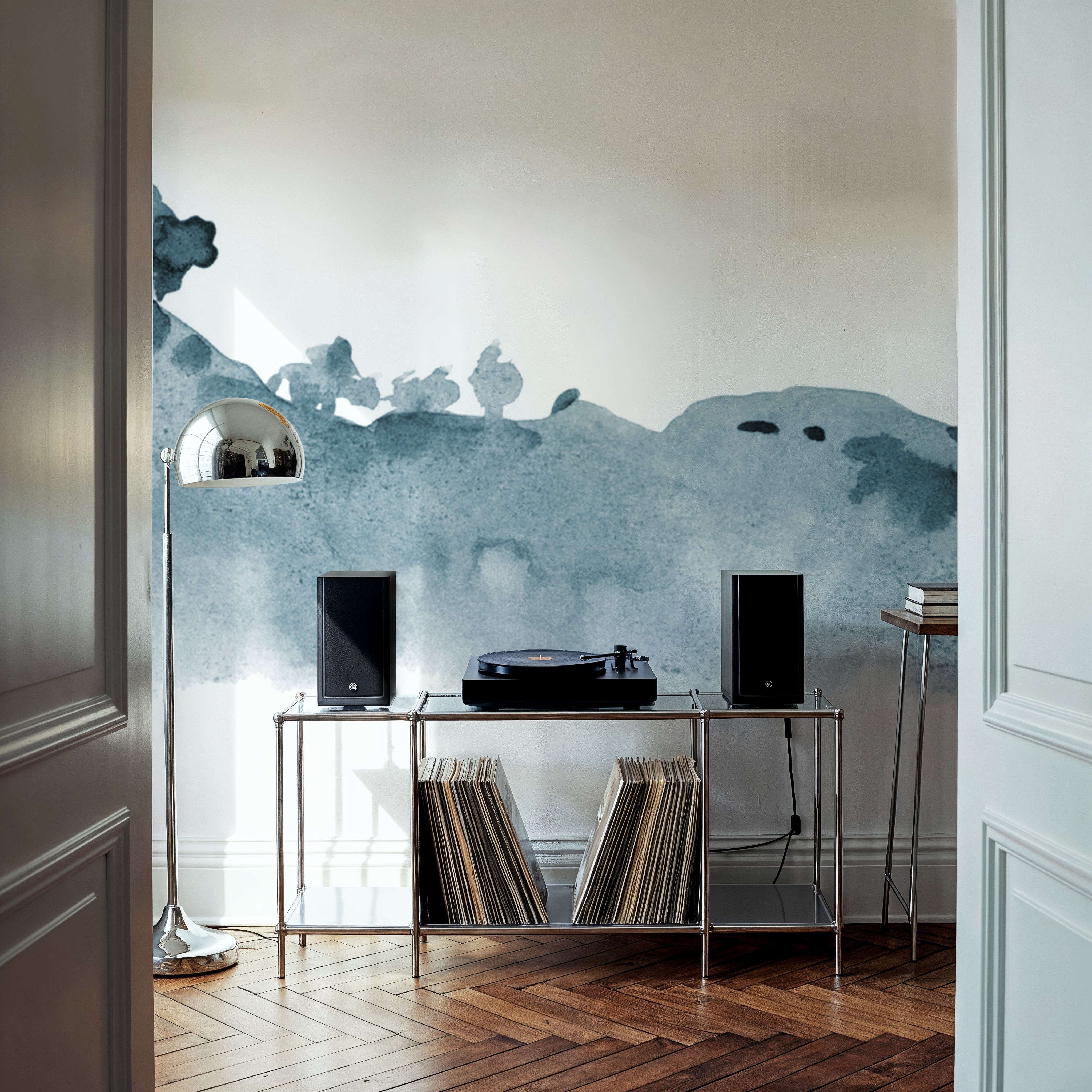 Tranquil Hillside, Dusty Blue