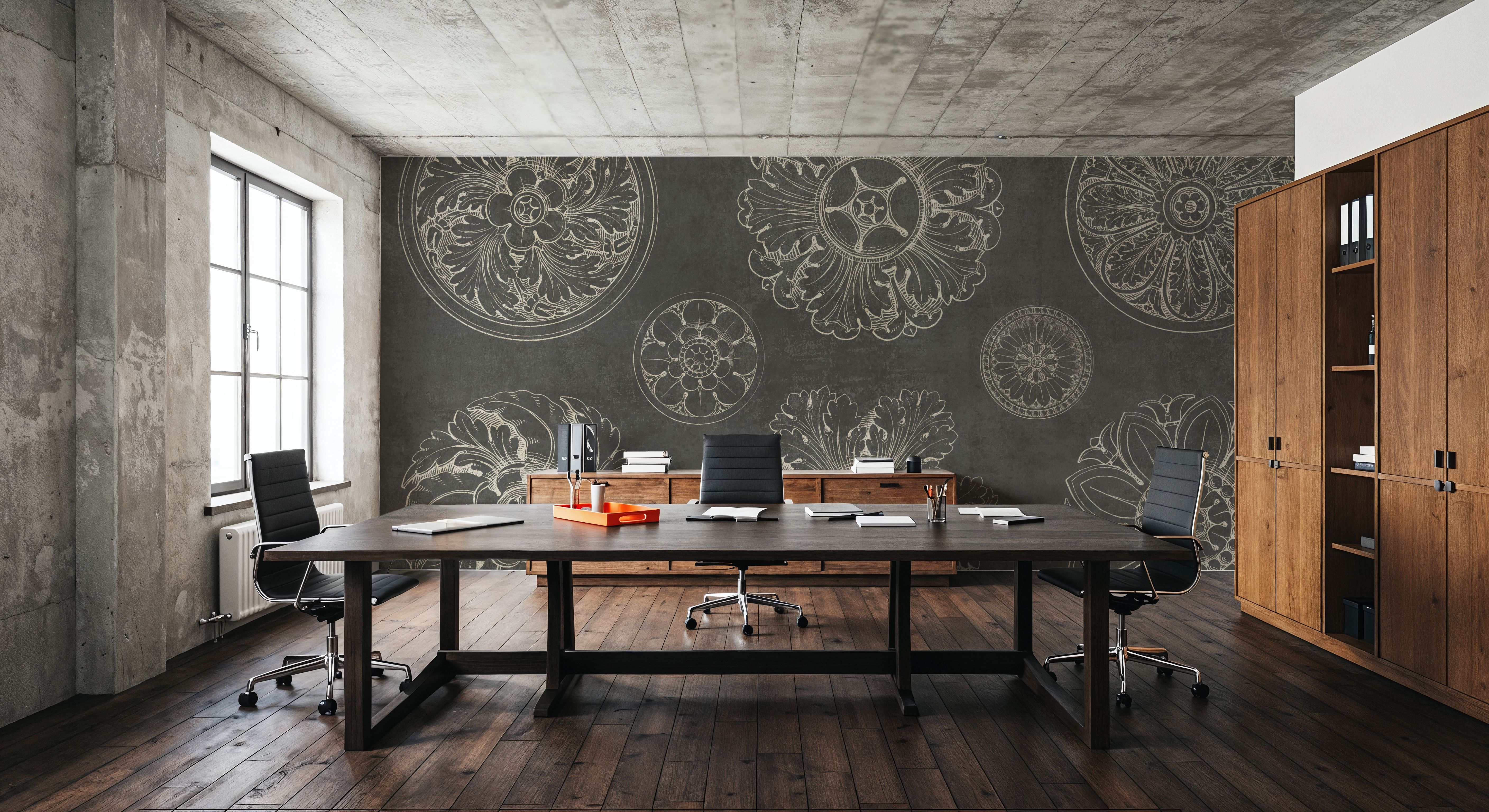 Rosette IX Gray