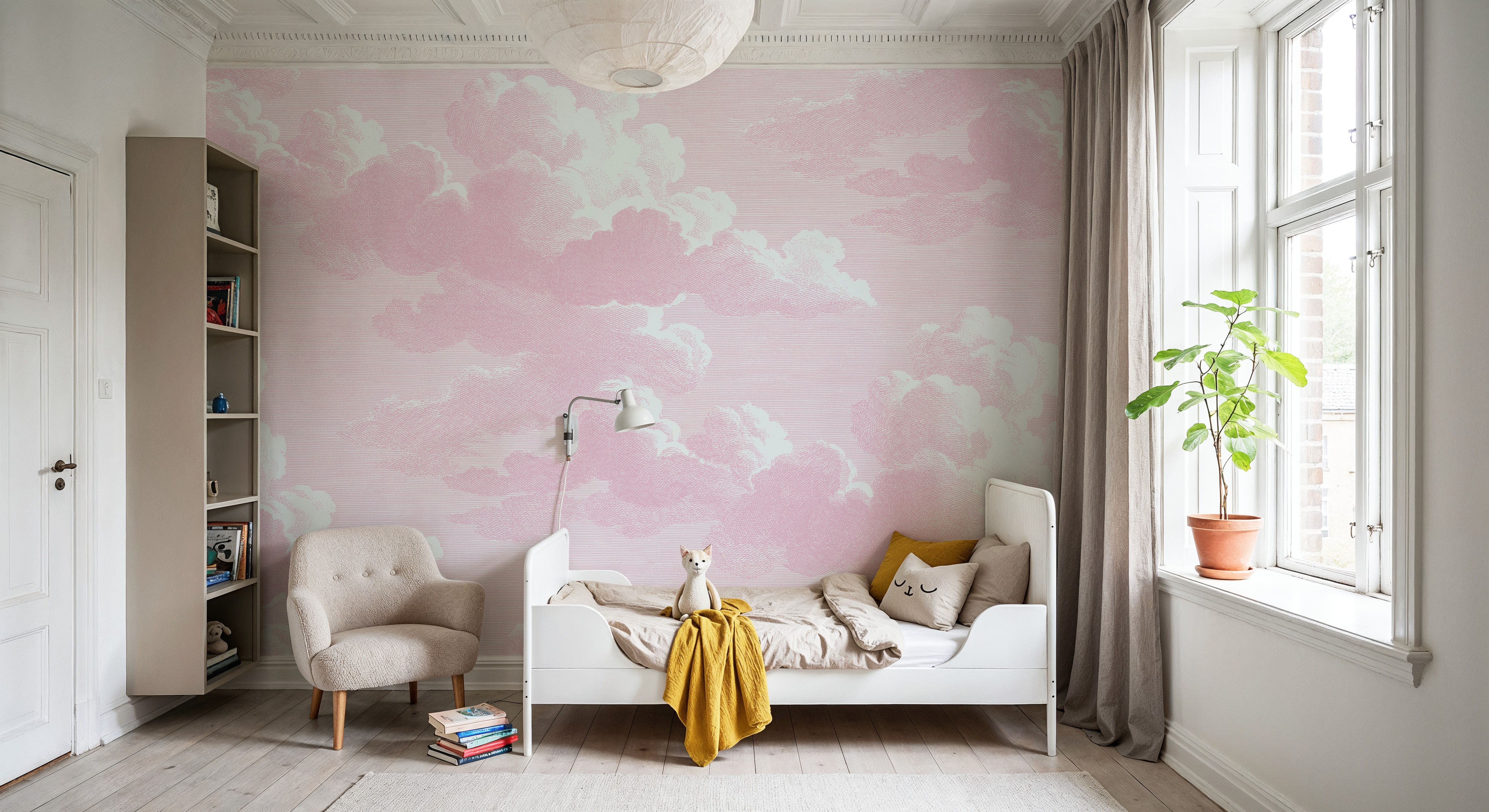 Intaglio Clouds, Blush Pink