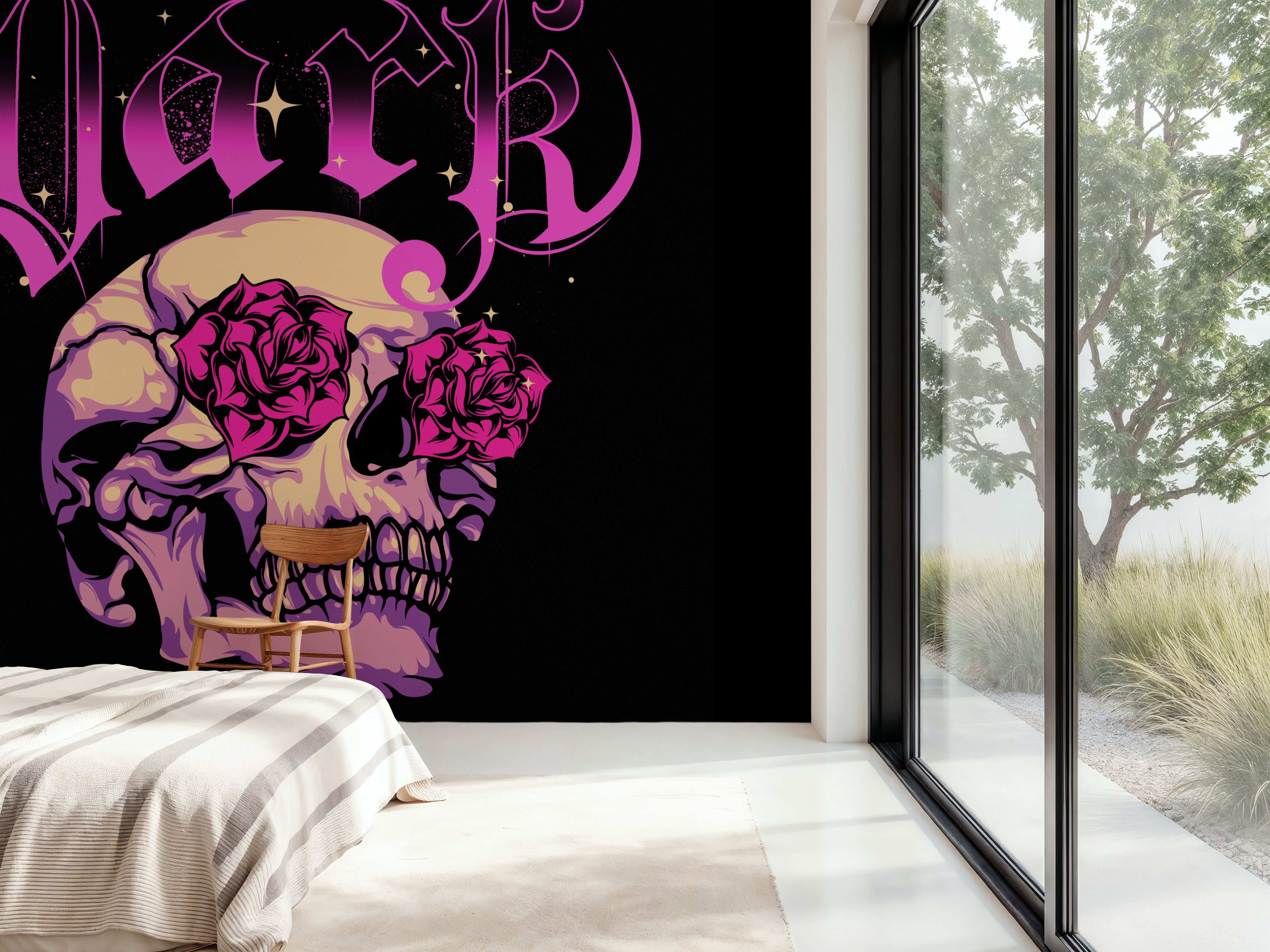 Dark Skull Magenta