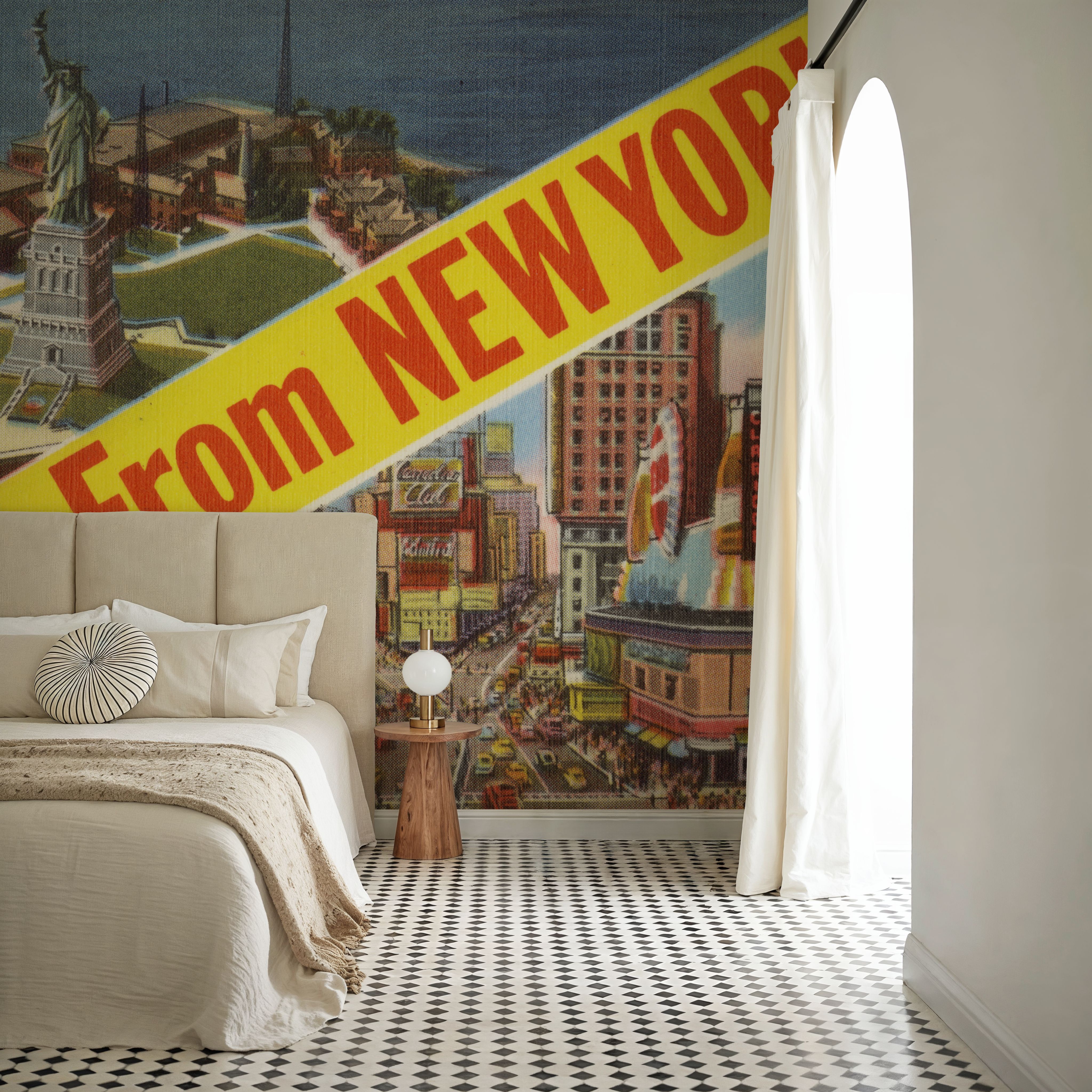 Howdy From New York  - Screenprint Postcard