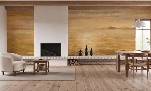 Serene Sea I Gold