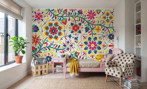 Floral Fiesta White I