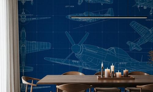 Old Plane Blueprint