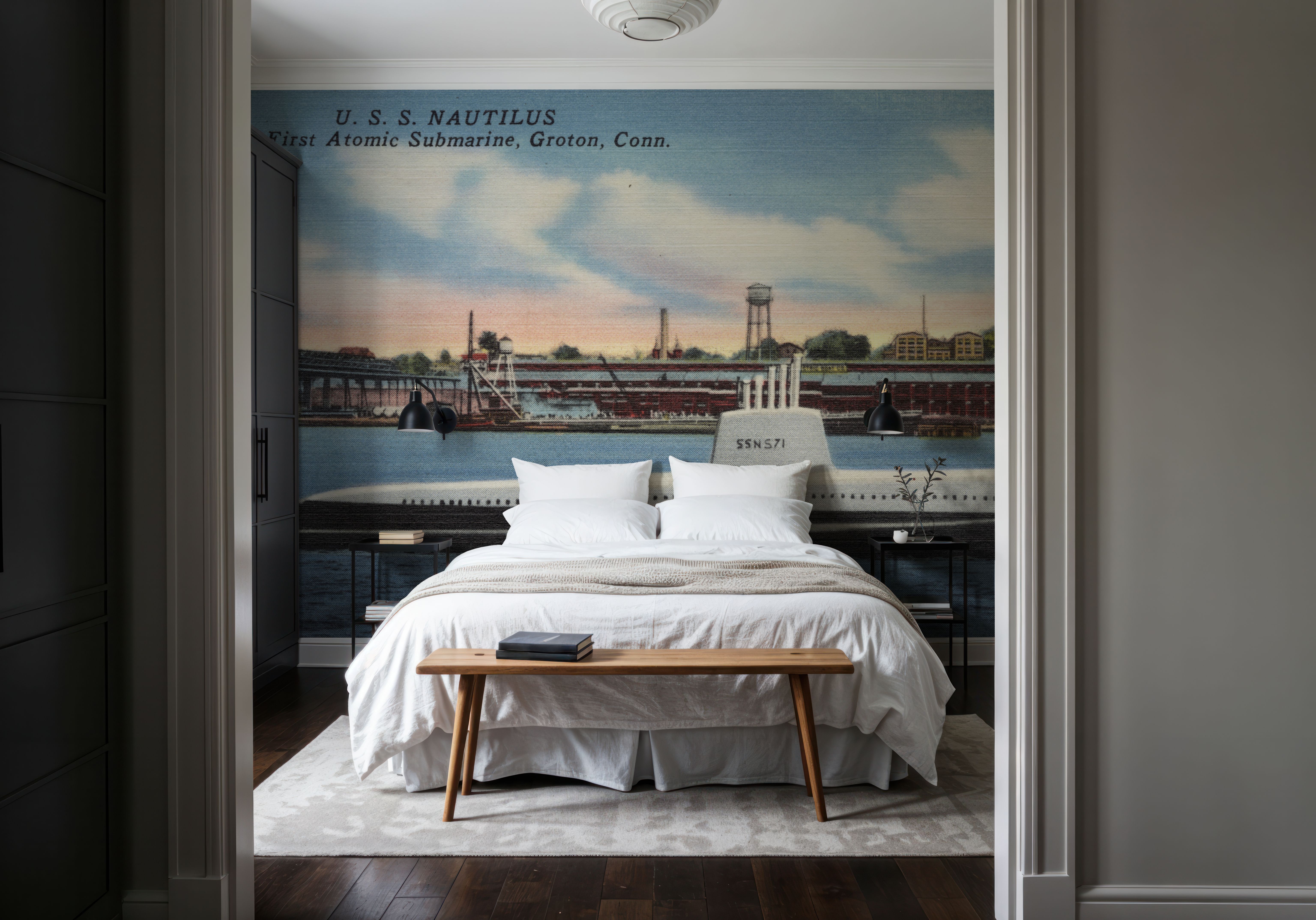 Greetings from USS Nautilus - Screenprint Postcard