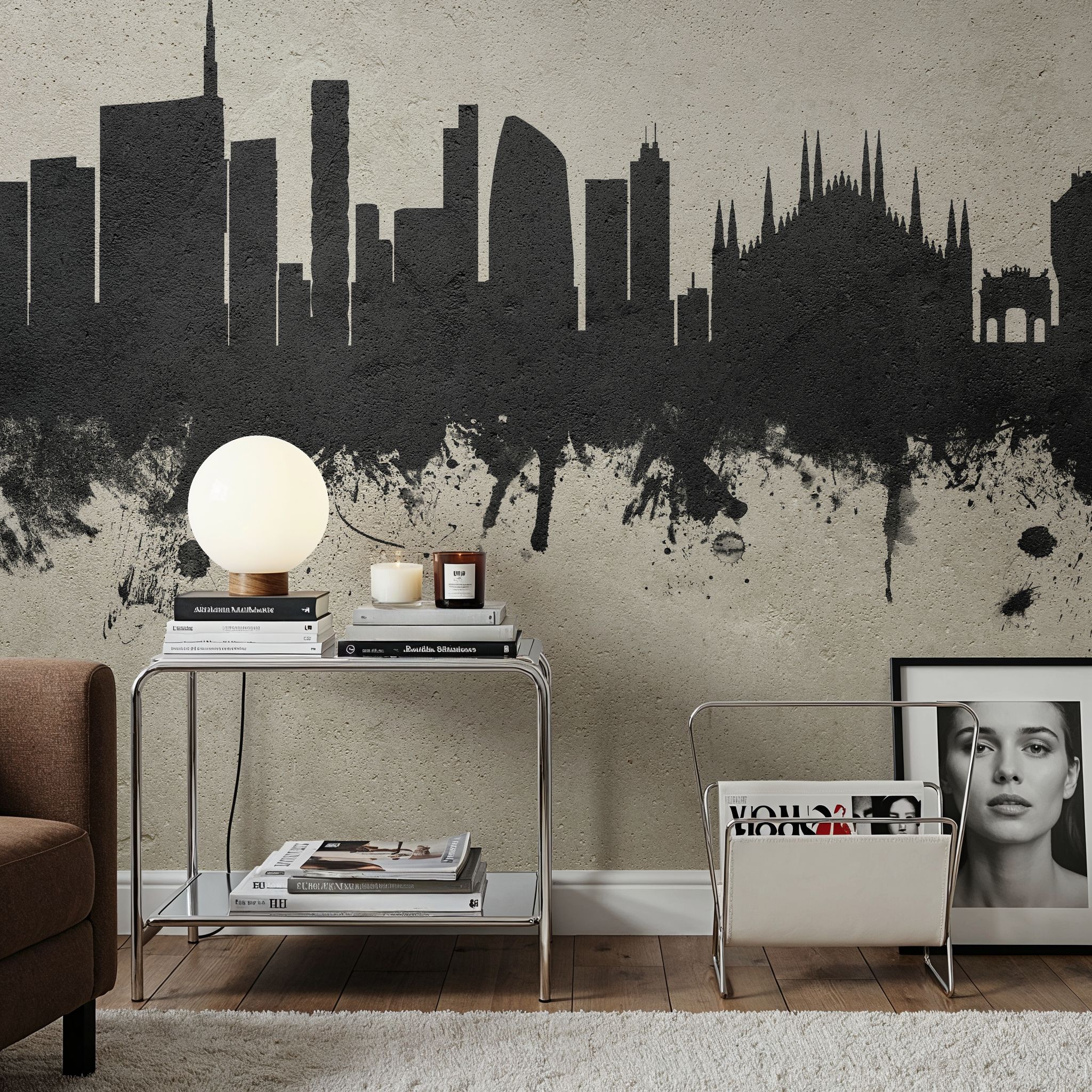 Milan Italy Skyline Concrete