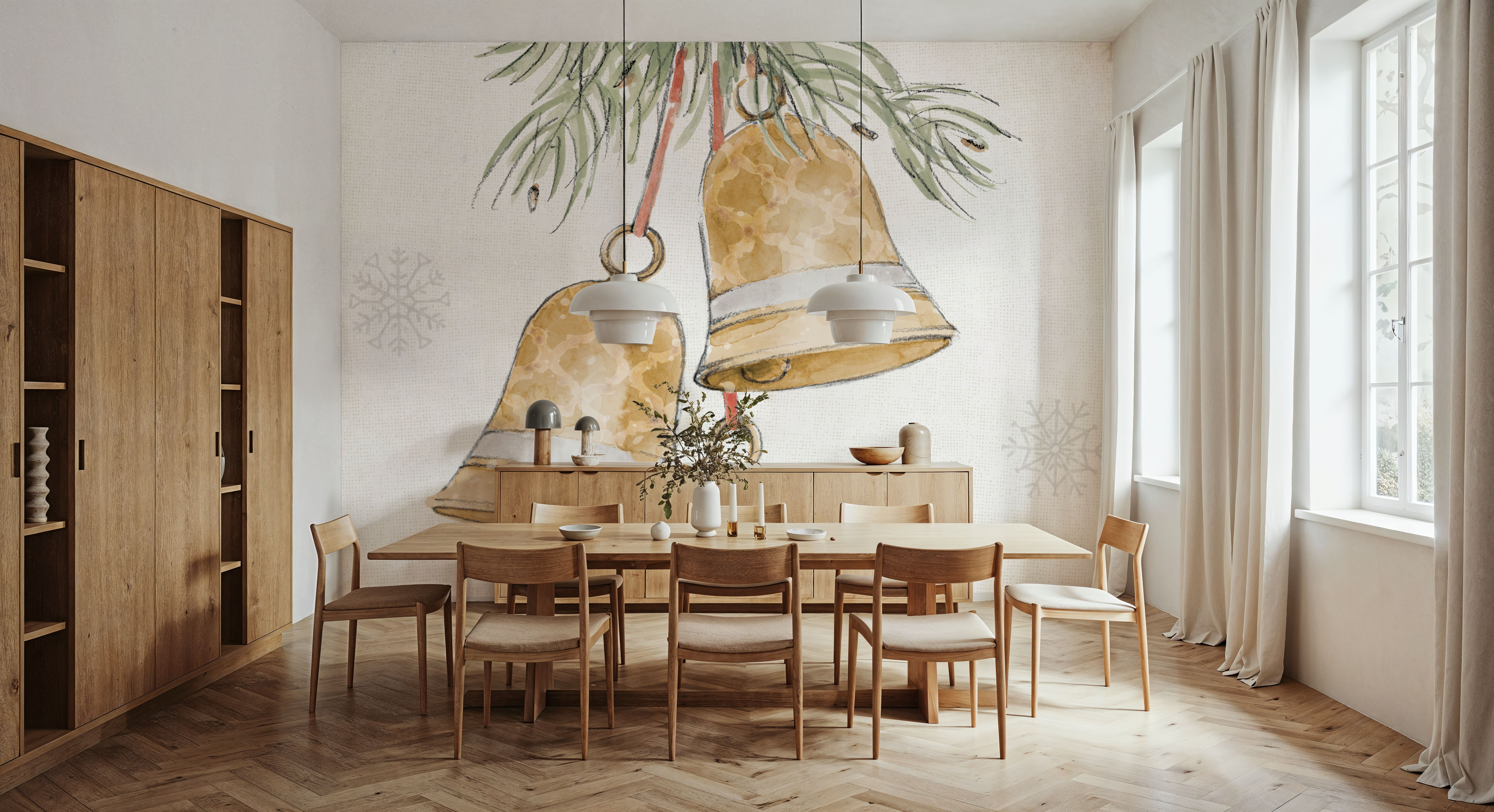 Sweet Season II Red, Tapeten