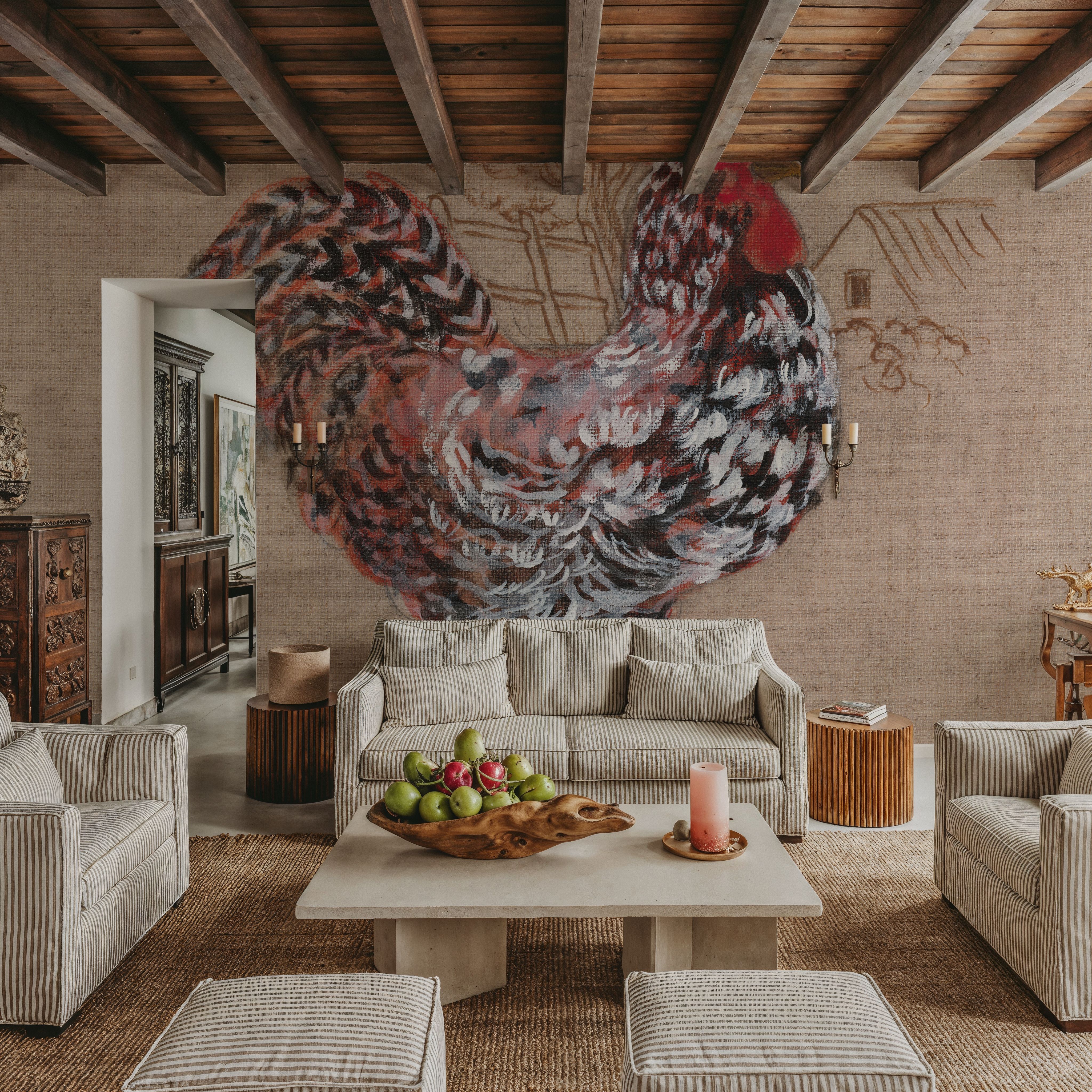 Toile Rooster I
