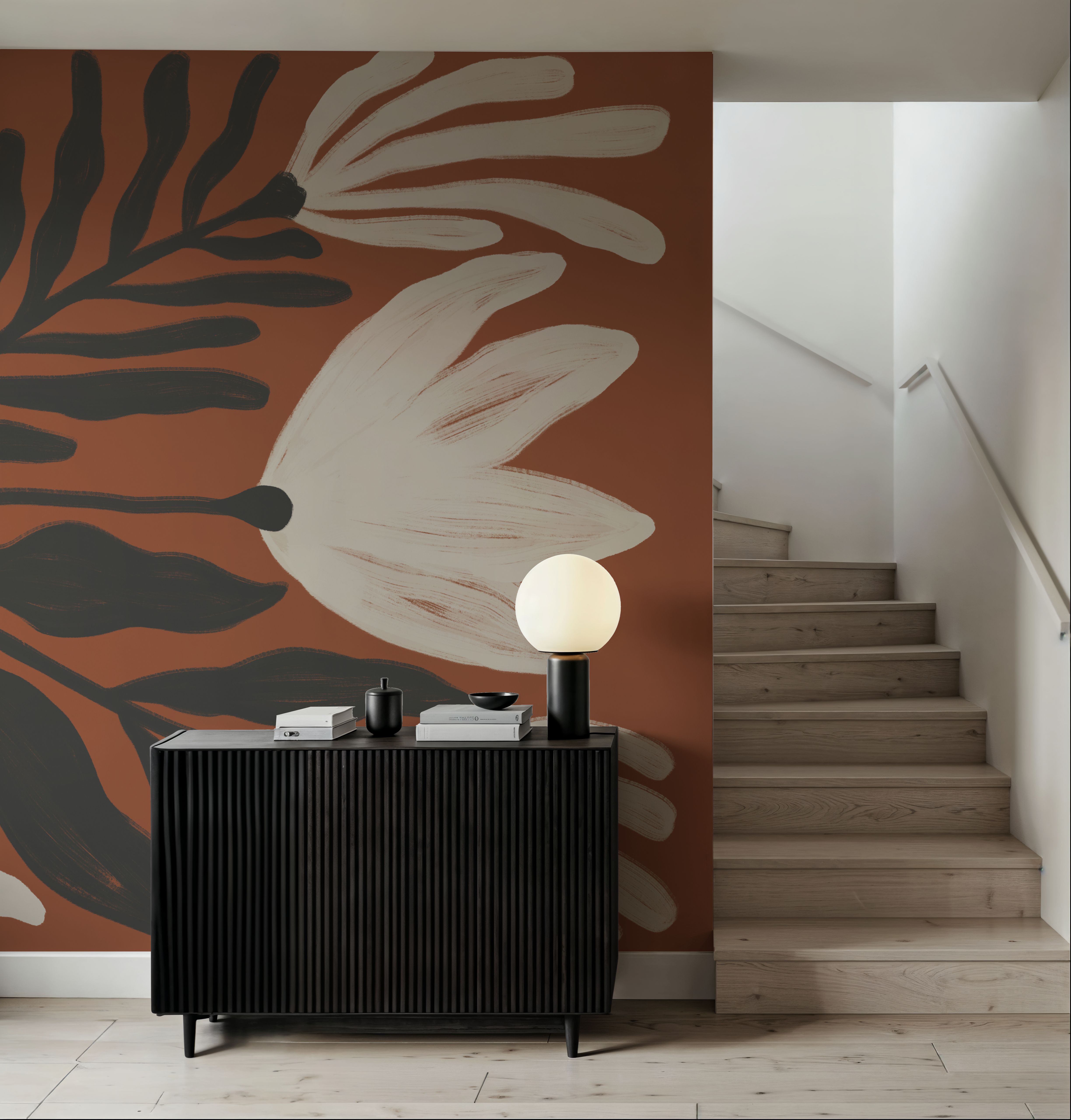 Simple Petals II Brown