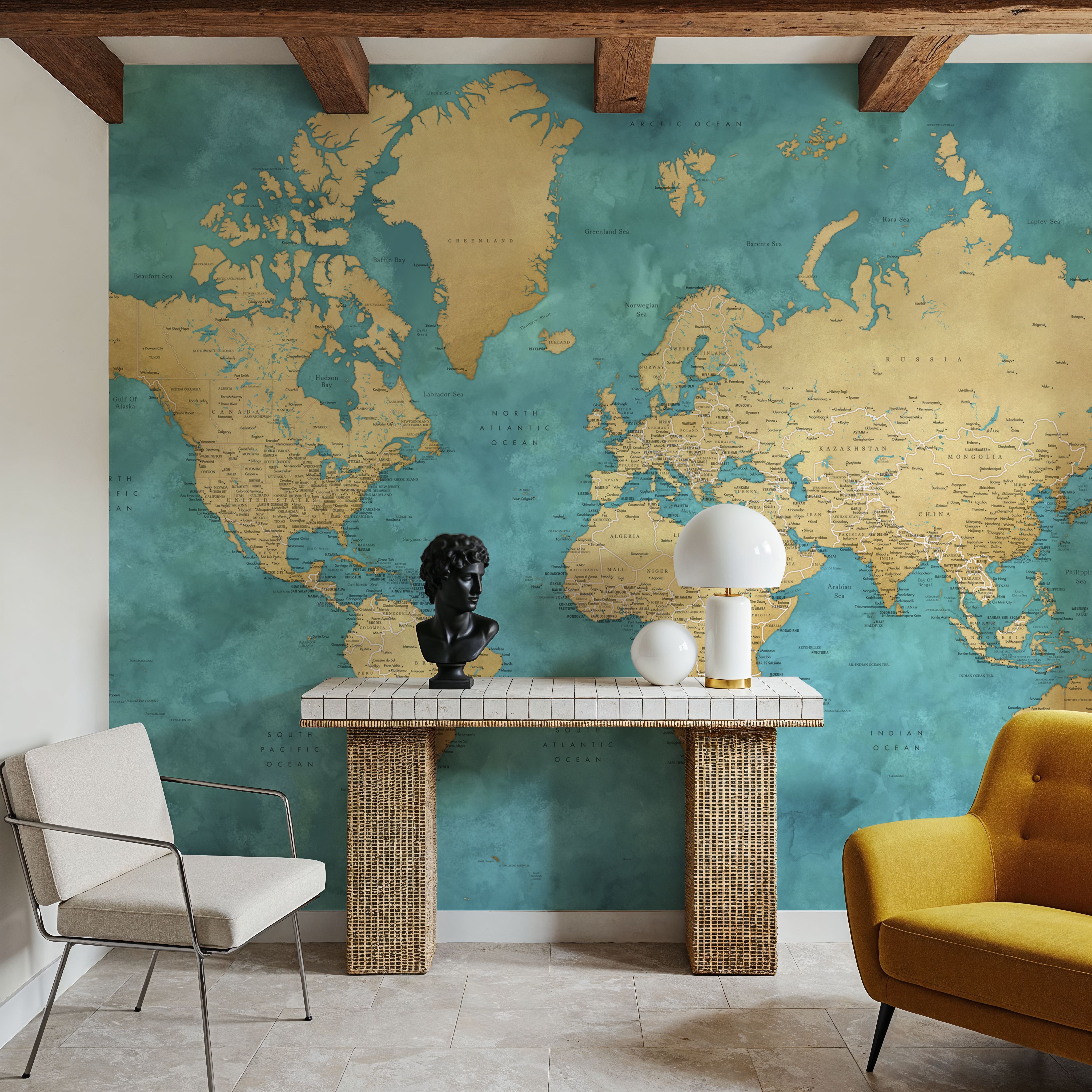 World Map Cities - Lexy