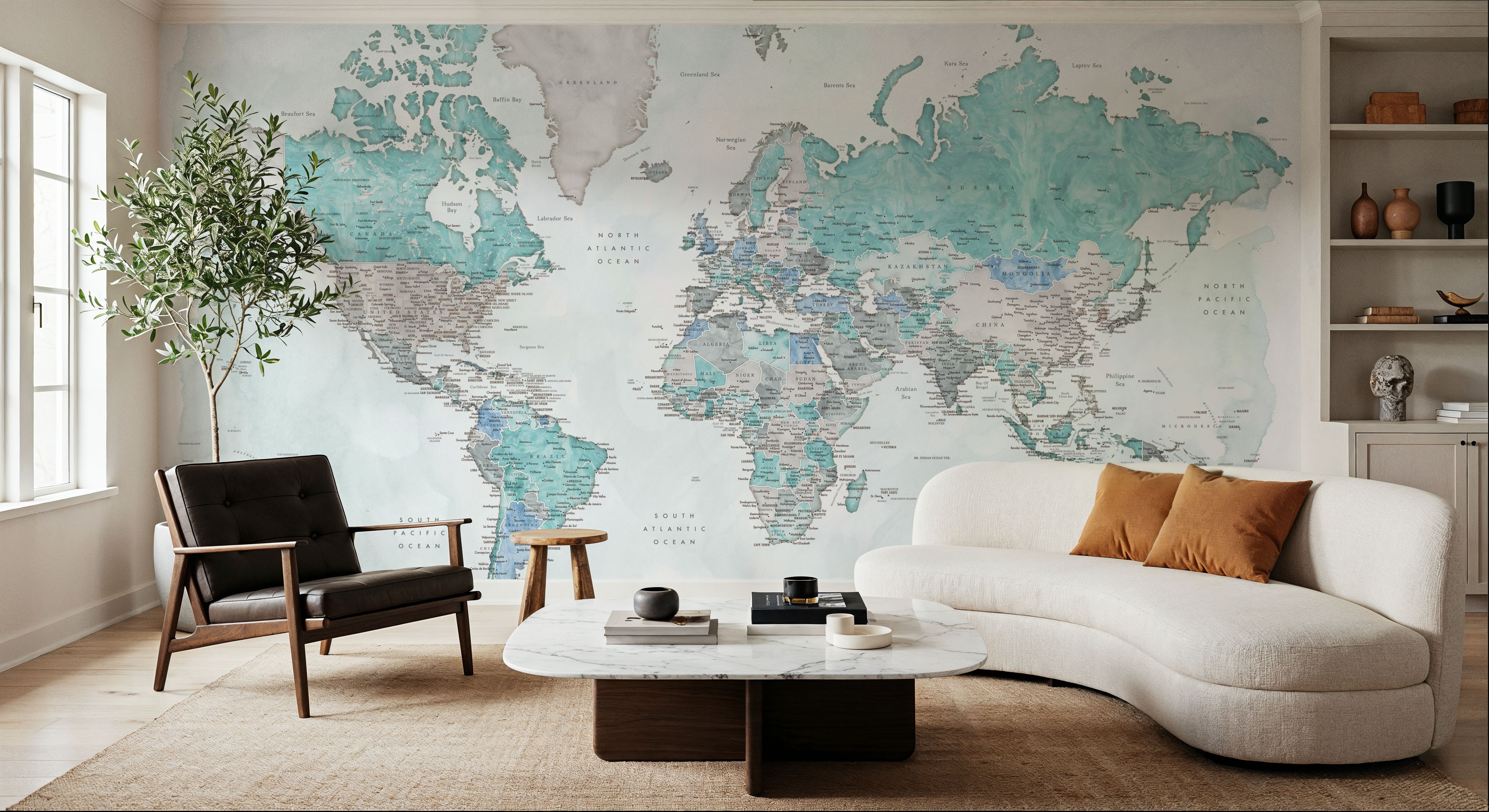 World Map Cities - Ruben