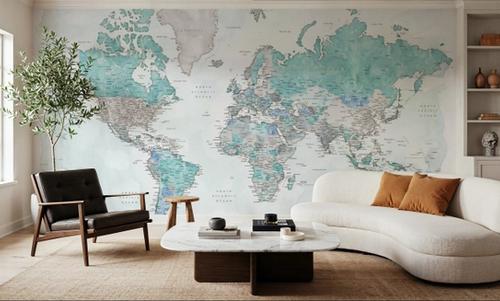 World Map Cities - Ruben
