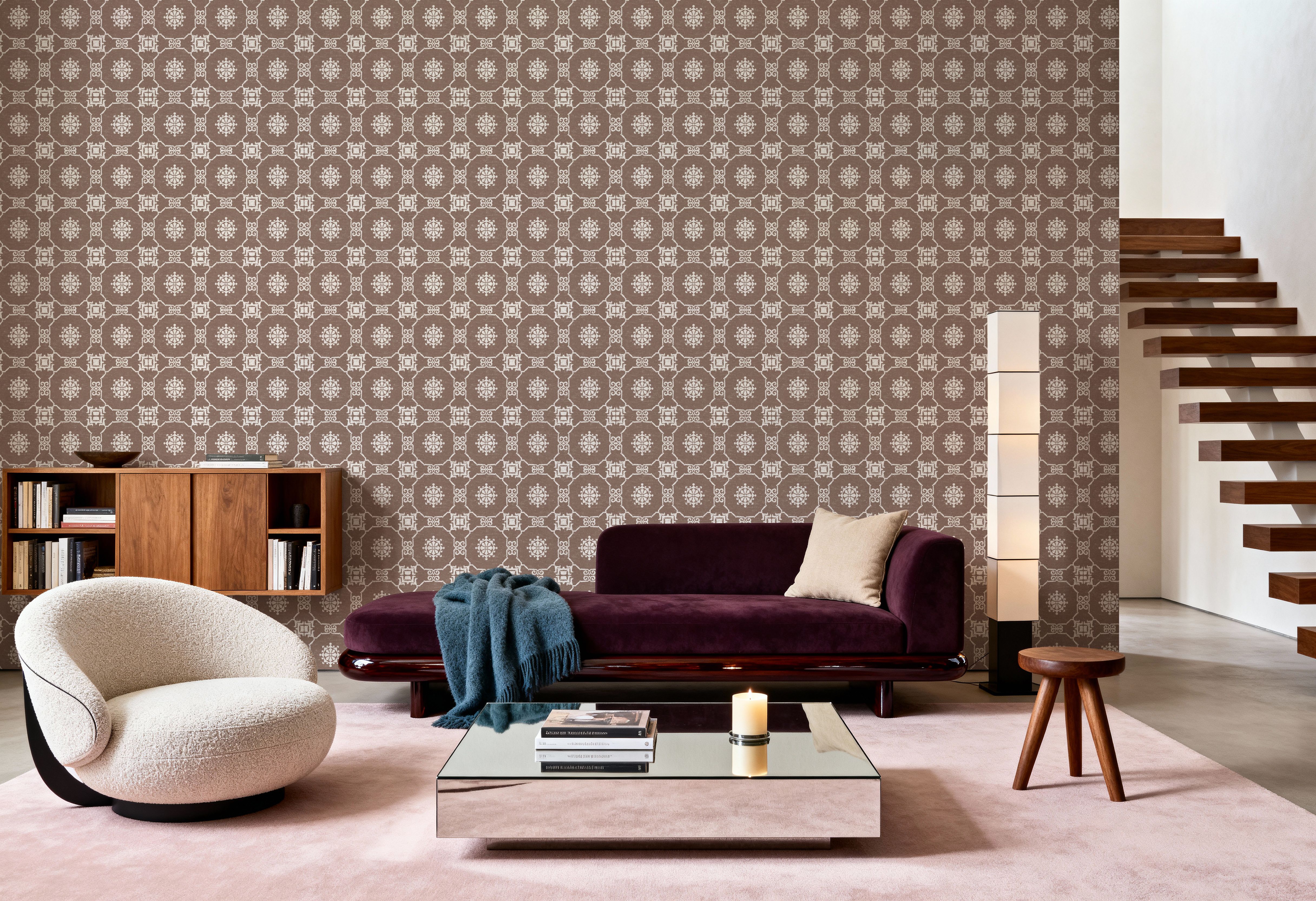 Amadora Connection Taupe, Wallpaper