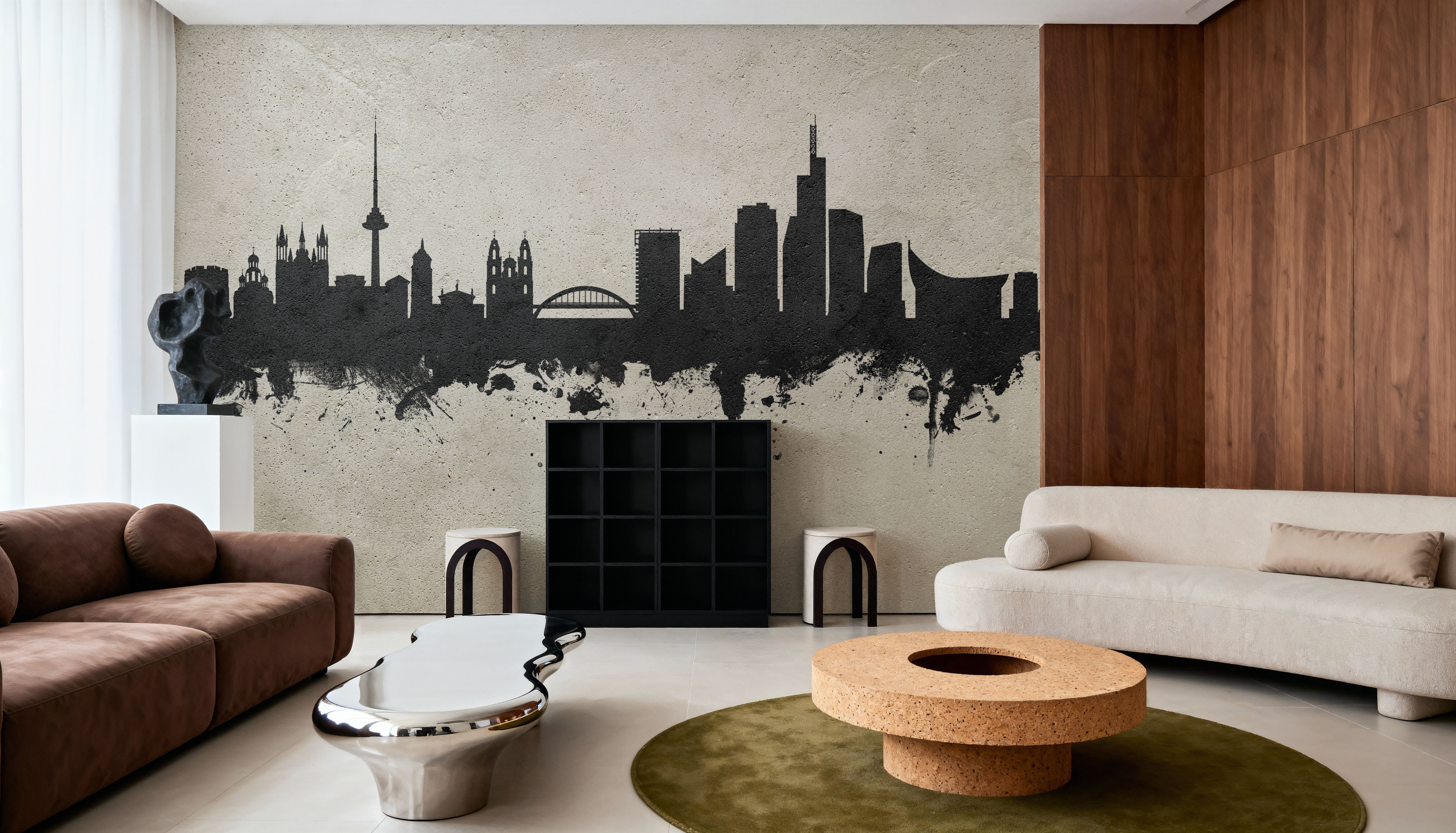 Vilnius Lithuania Skyline Concrete