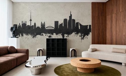 Vilnius Lithuania Skyline Concrete