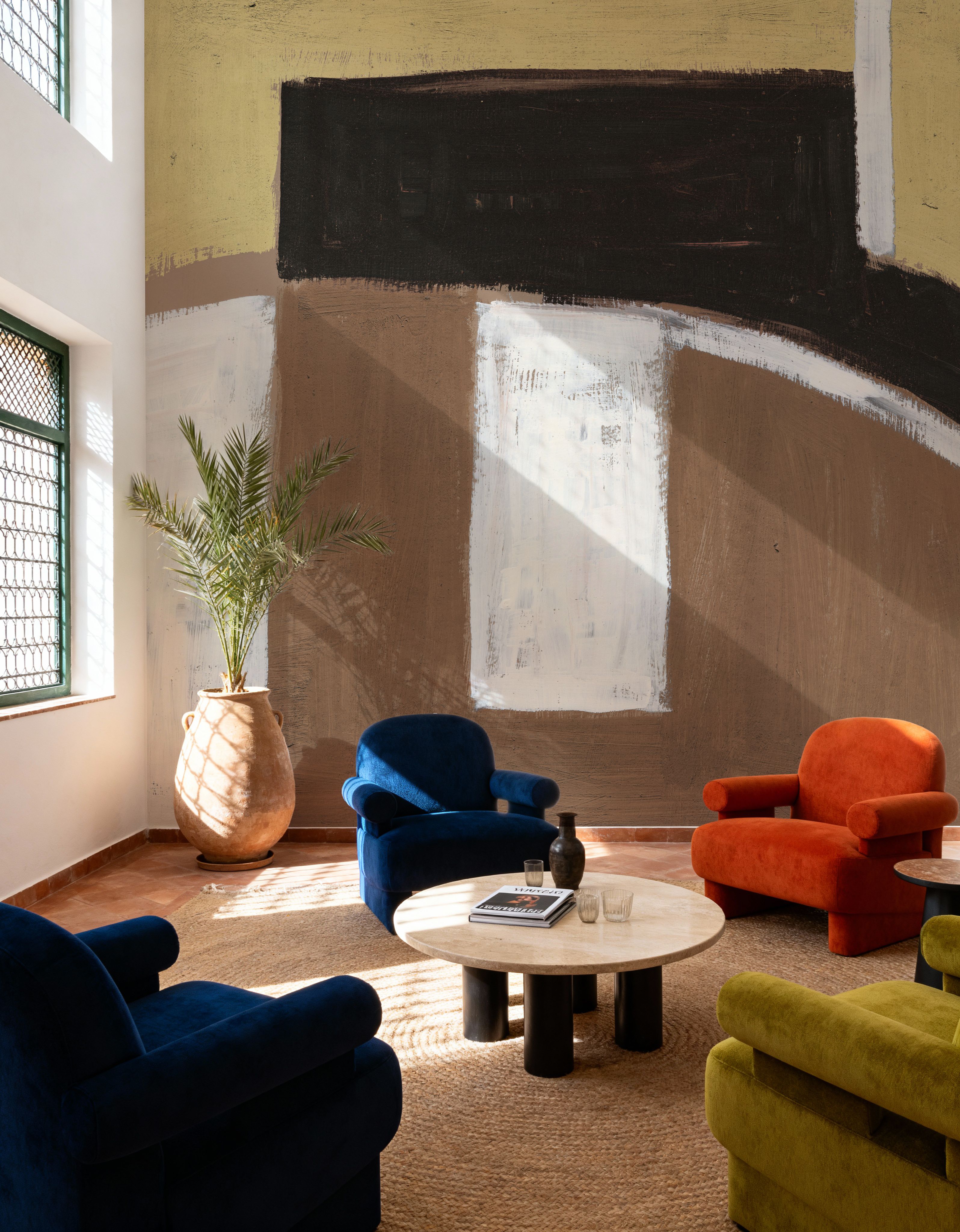 Wall Mural - Balancing Act Neutral - Abstract Contemporary mural wallpaper - Bedroom - Wallism US - Premium, Textured or Peel & Stick