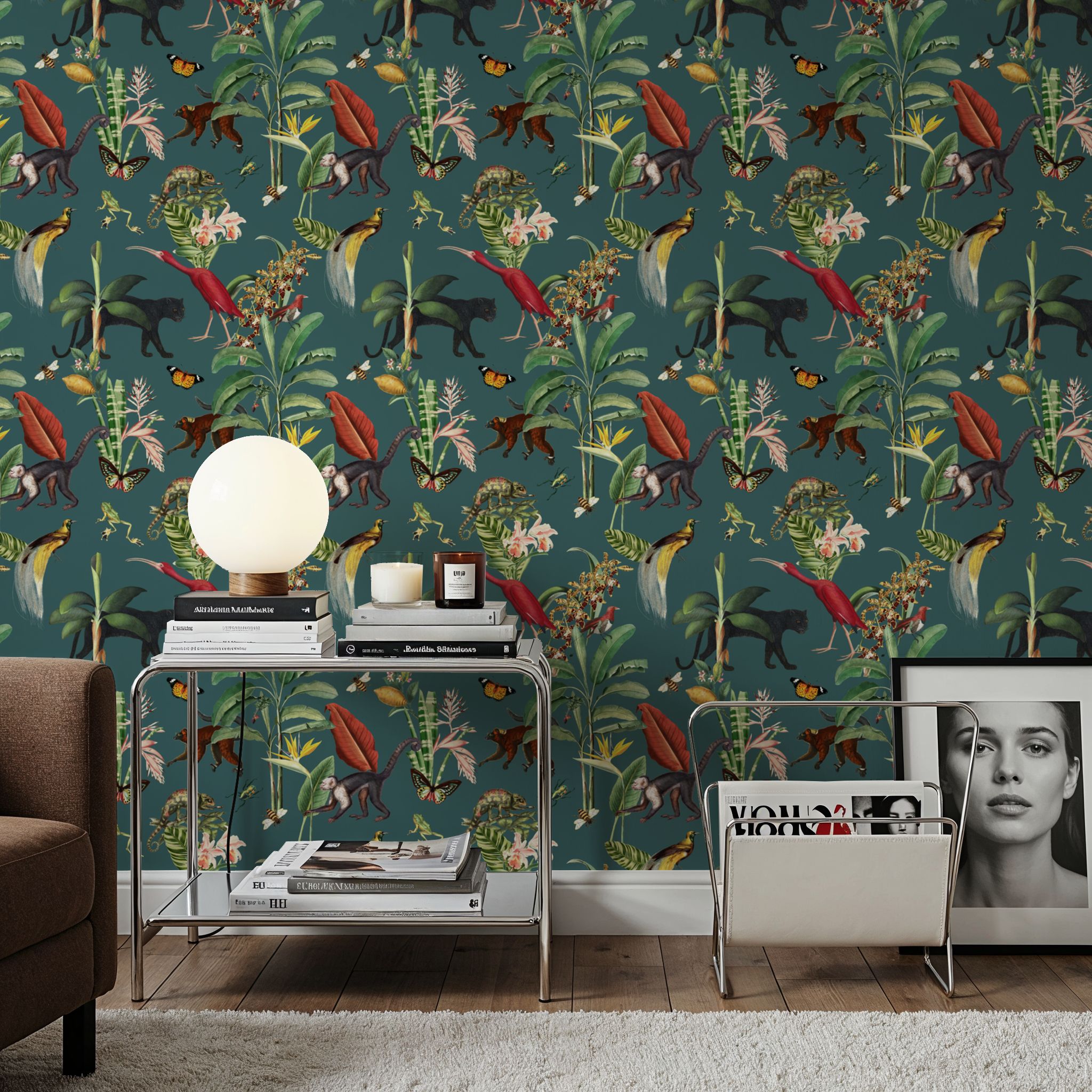 Kingdom Animalia Dark Teal