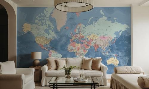 World Map Cities - Vickie