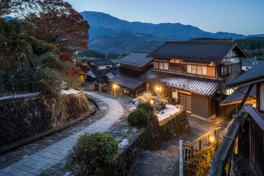 Magome town at Night