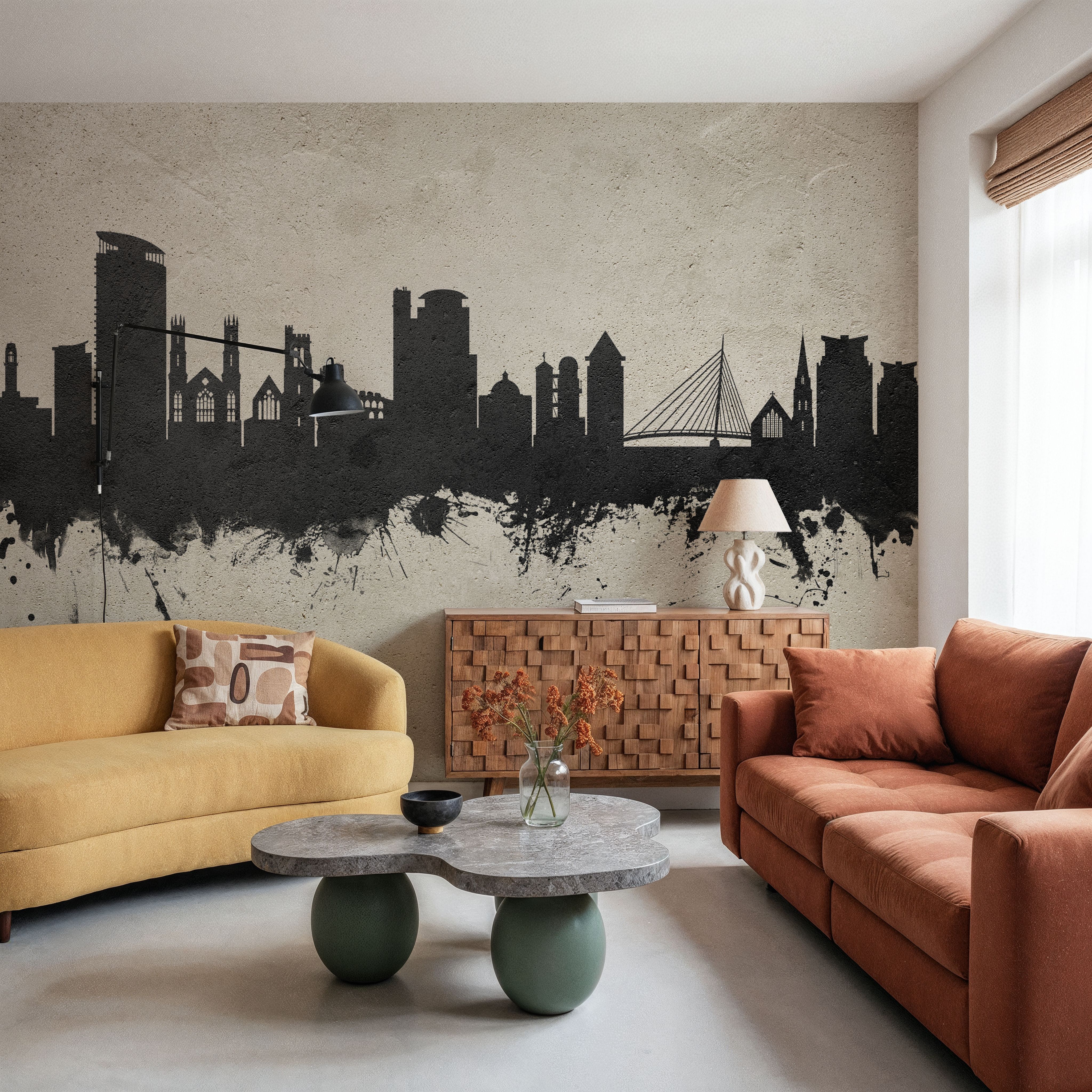 Swansea Wales Skyline Concrete