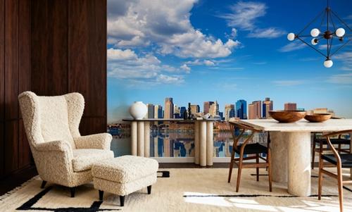 Boston Harbor Skyline
