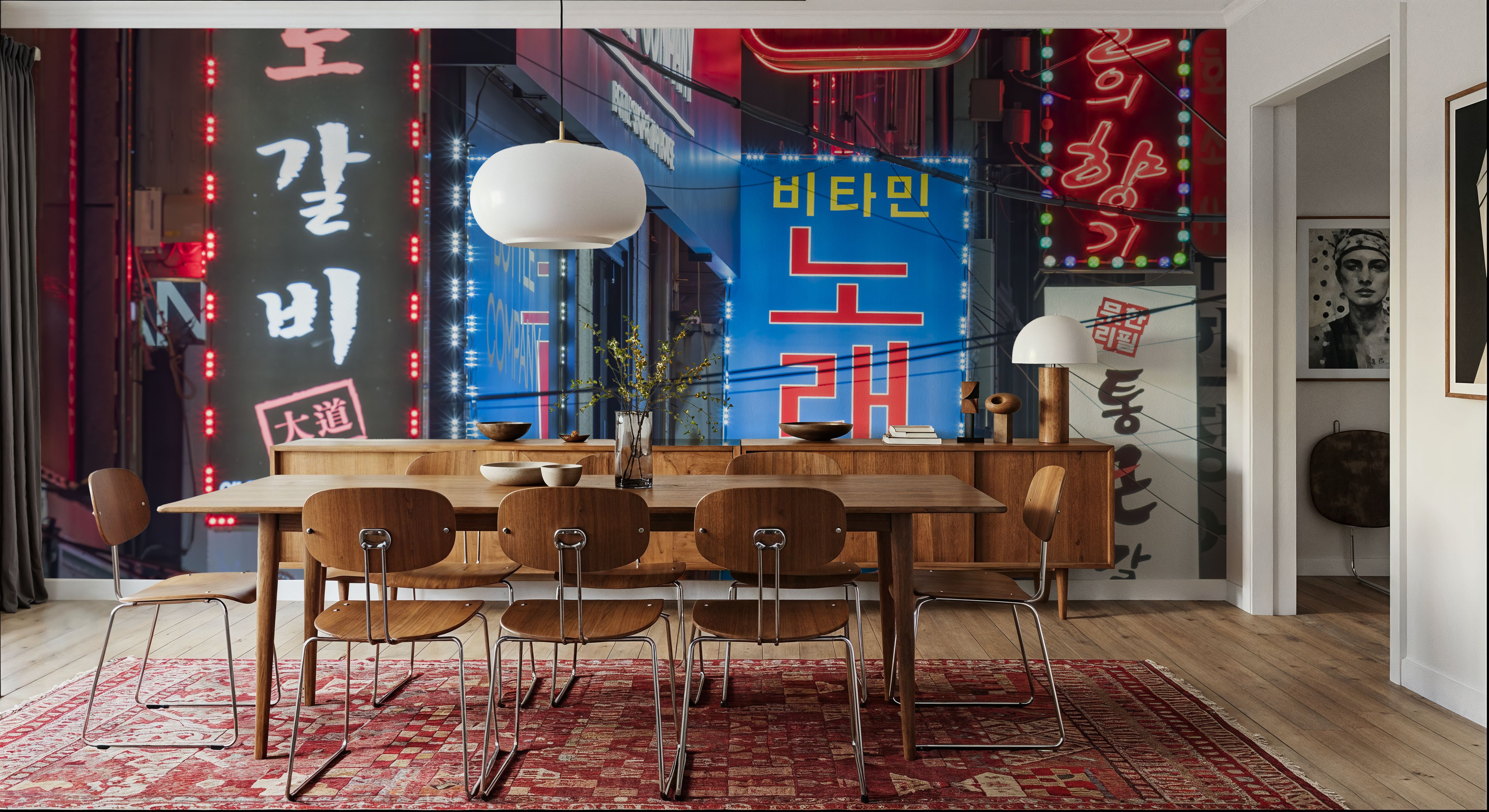 Seoul At Night II, Wallpaper