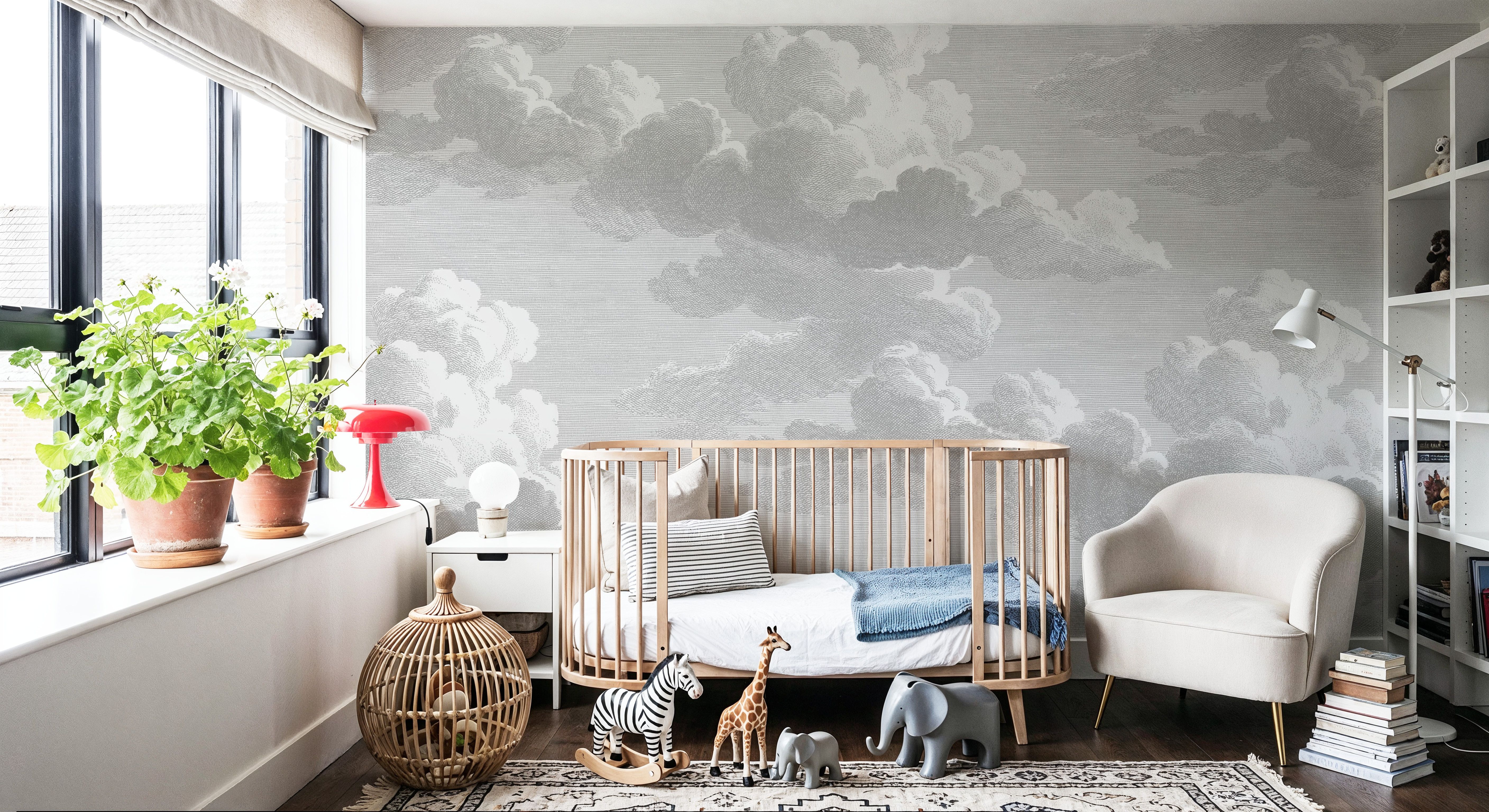 Intaglio Clouds, Rainy Day, Tapeten