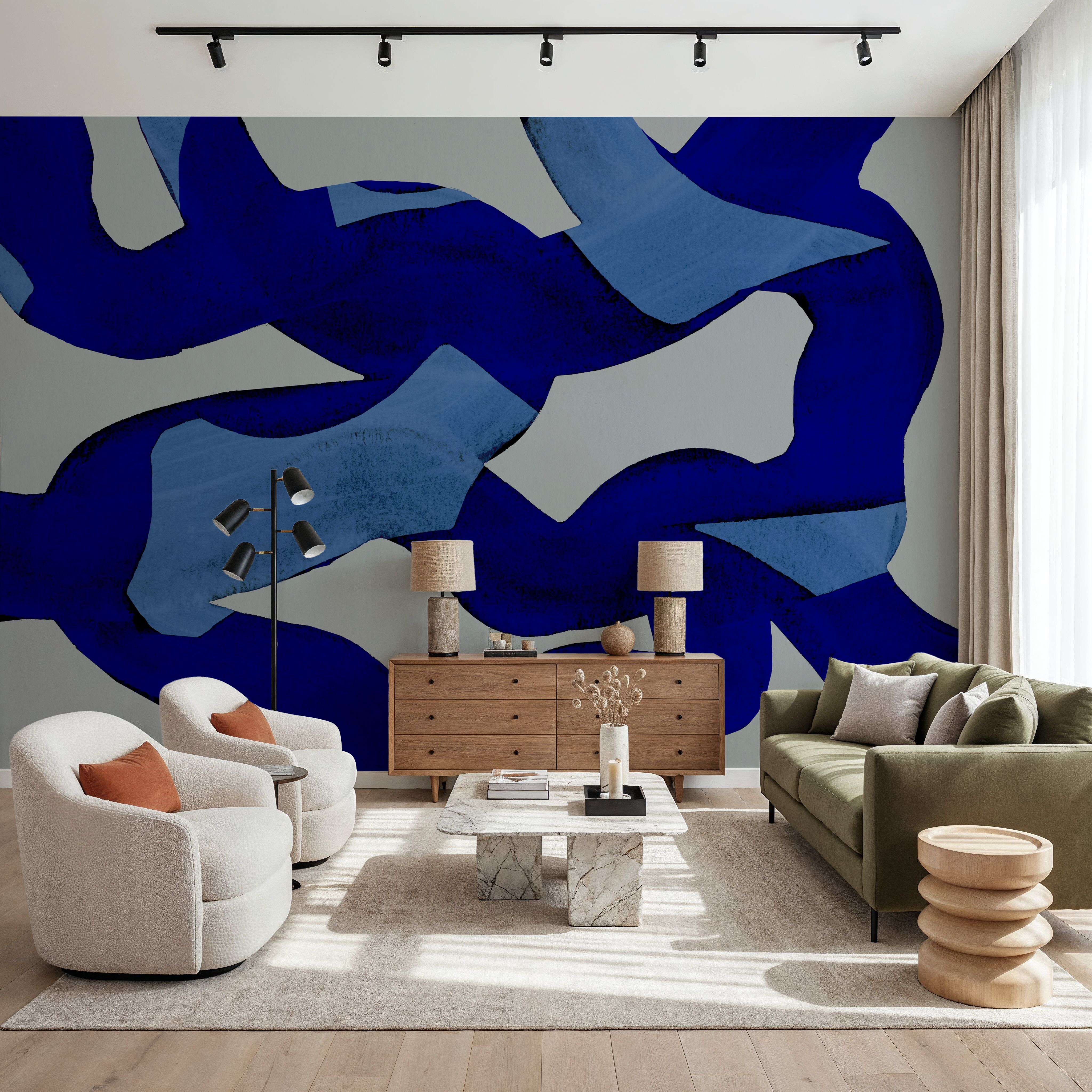 Abstract Brush Strokes 65X