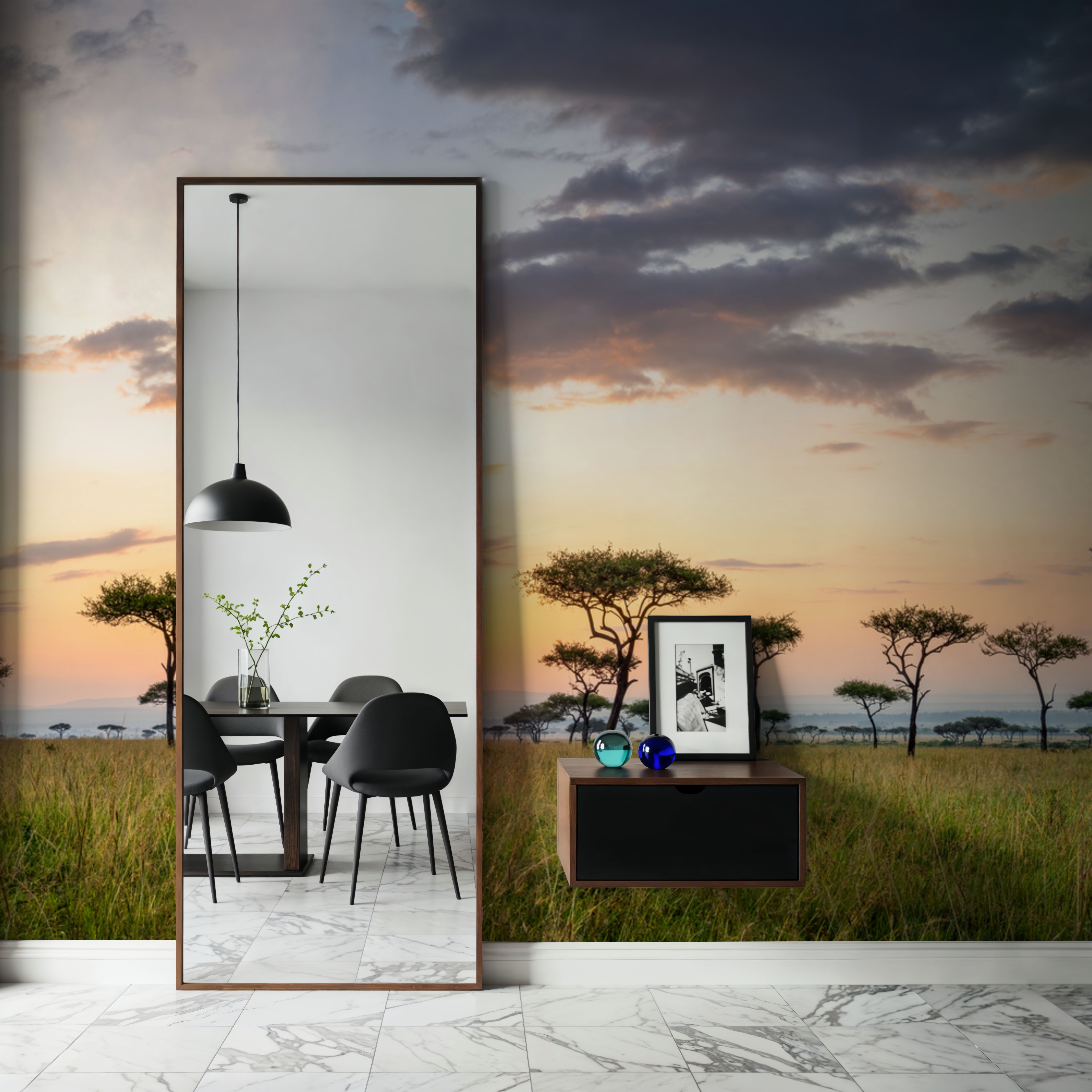 Acacia Trees Sunrise