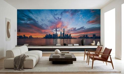 Pudong Sunrise Blue