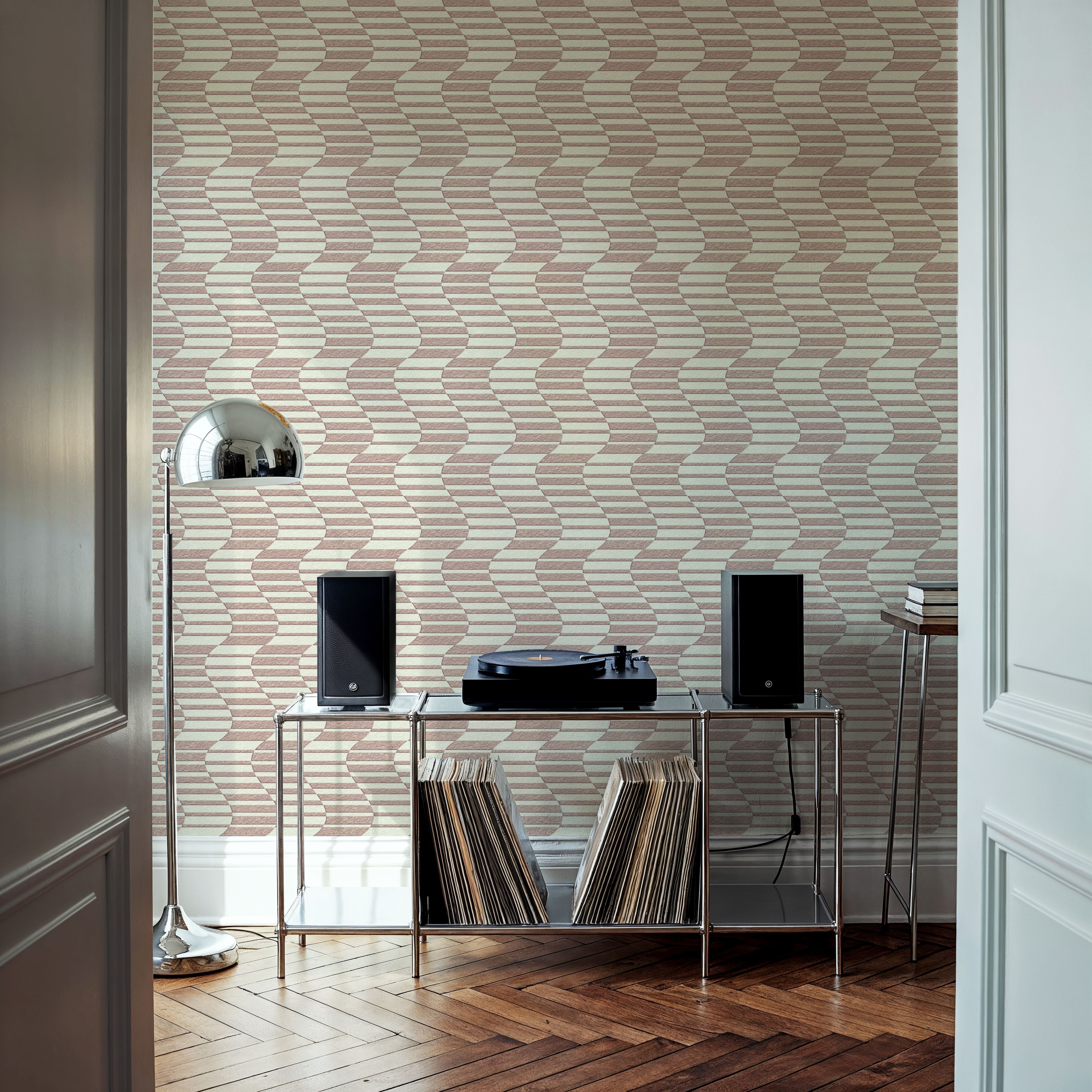 Pulse, Dusty Rose, Wallpaper