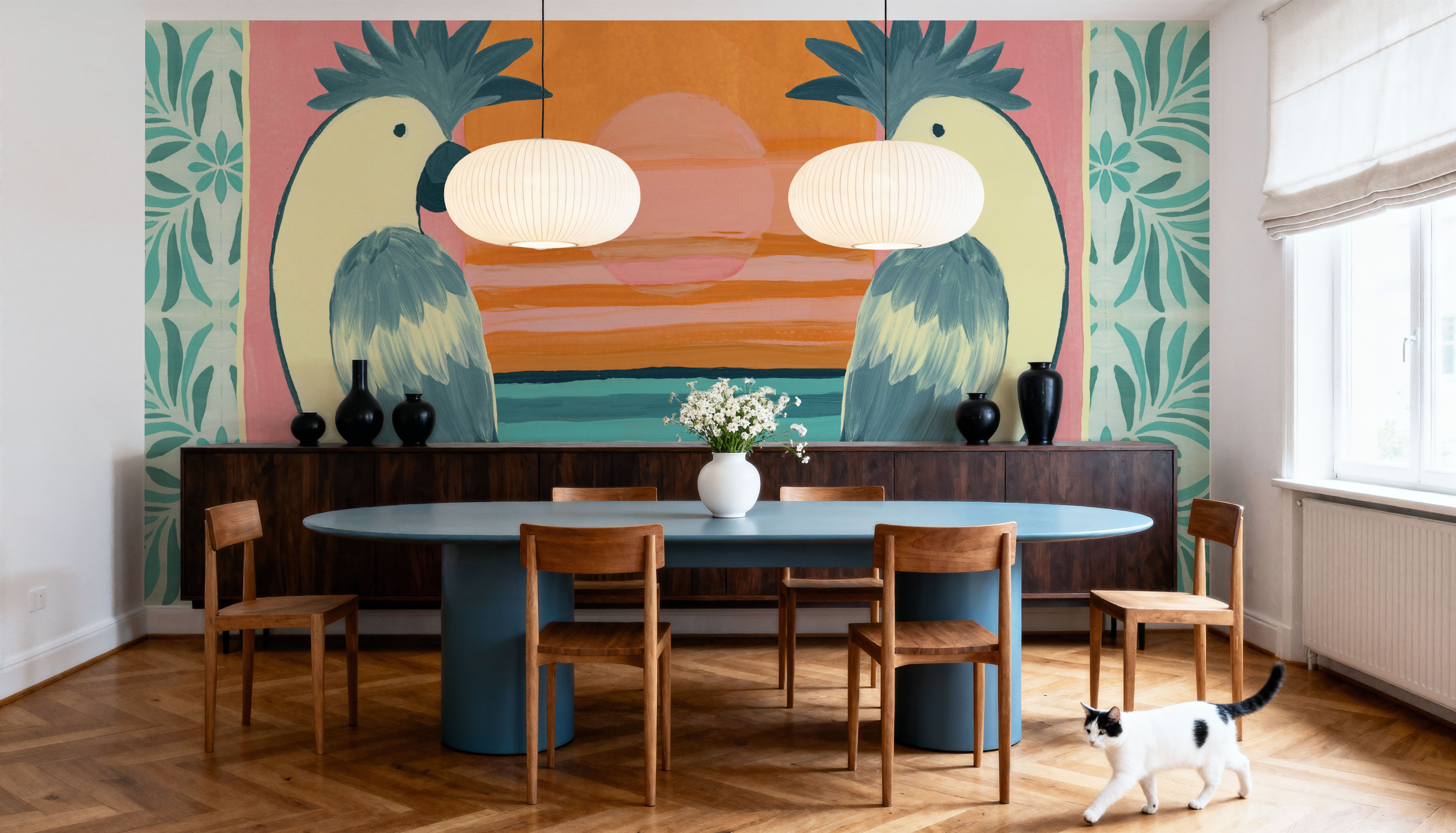 Tropical Birds II, Tapeten