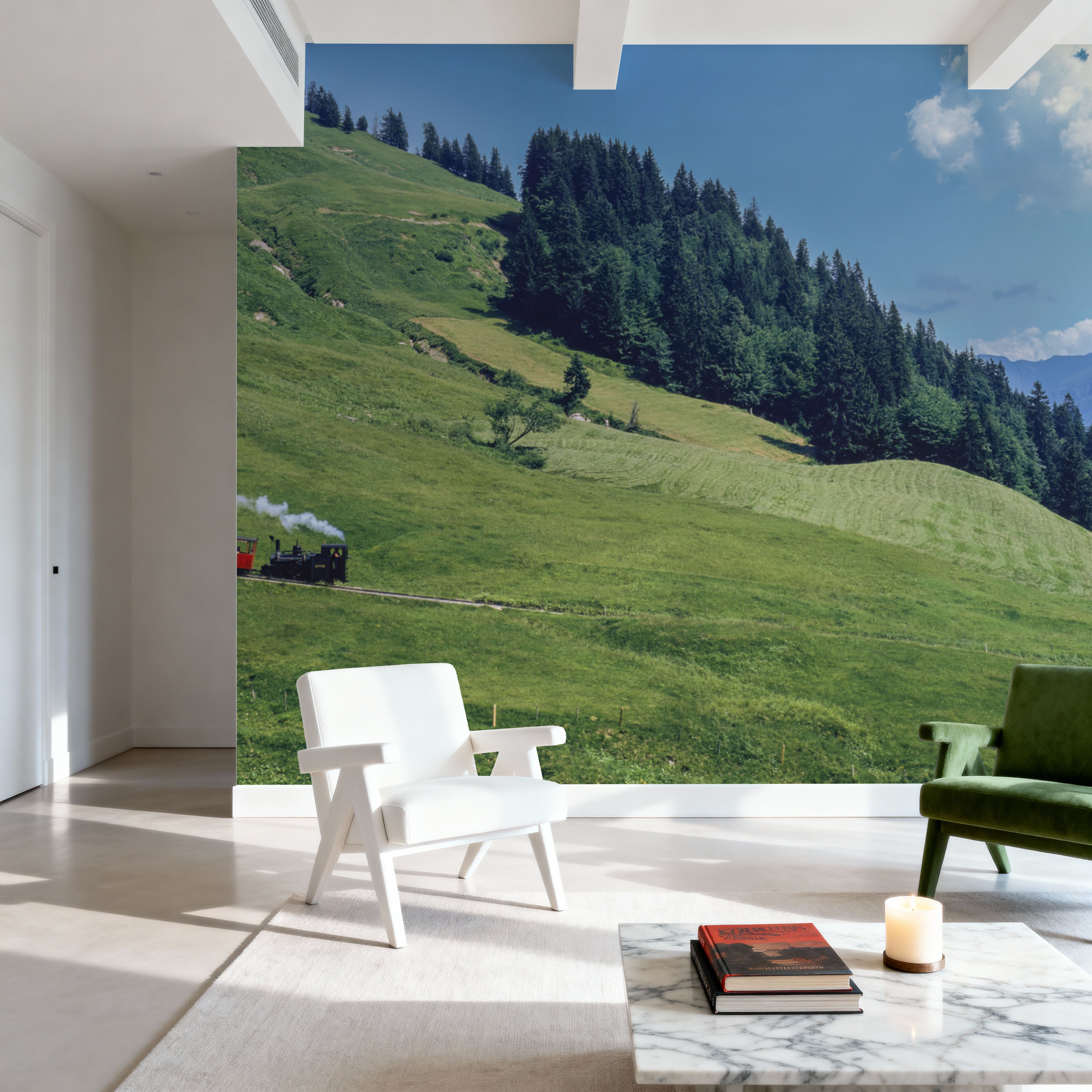 Mountain Railway Journey