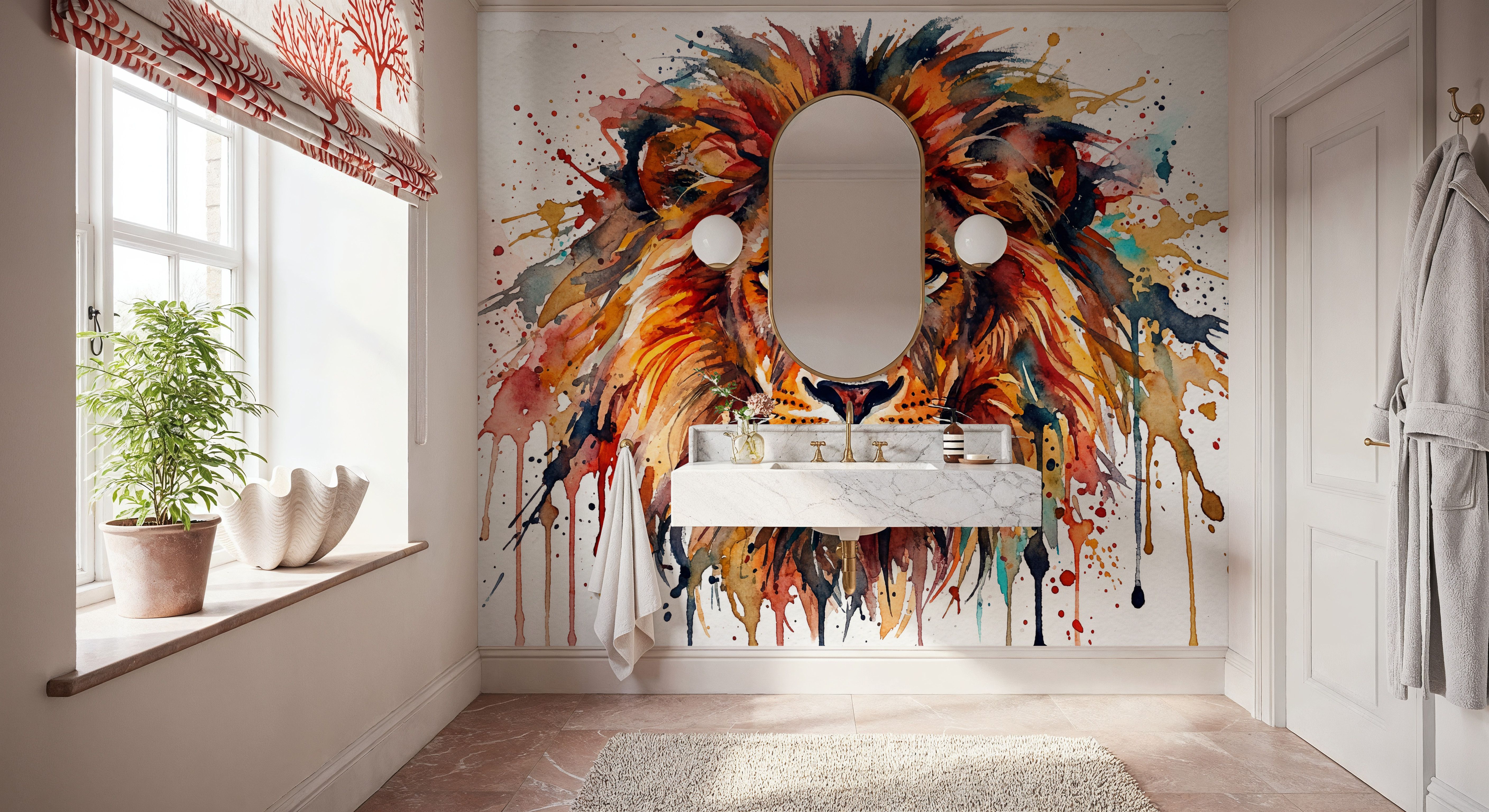 Lion - Watercolor Predators Series