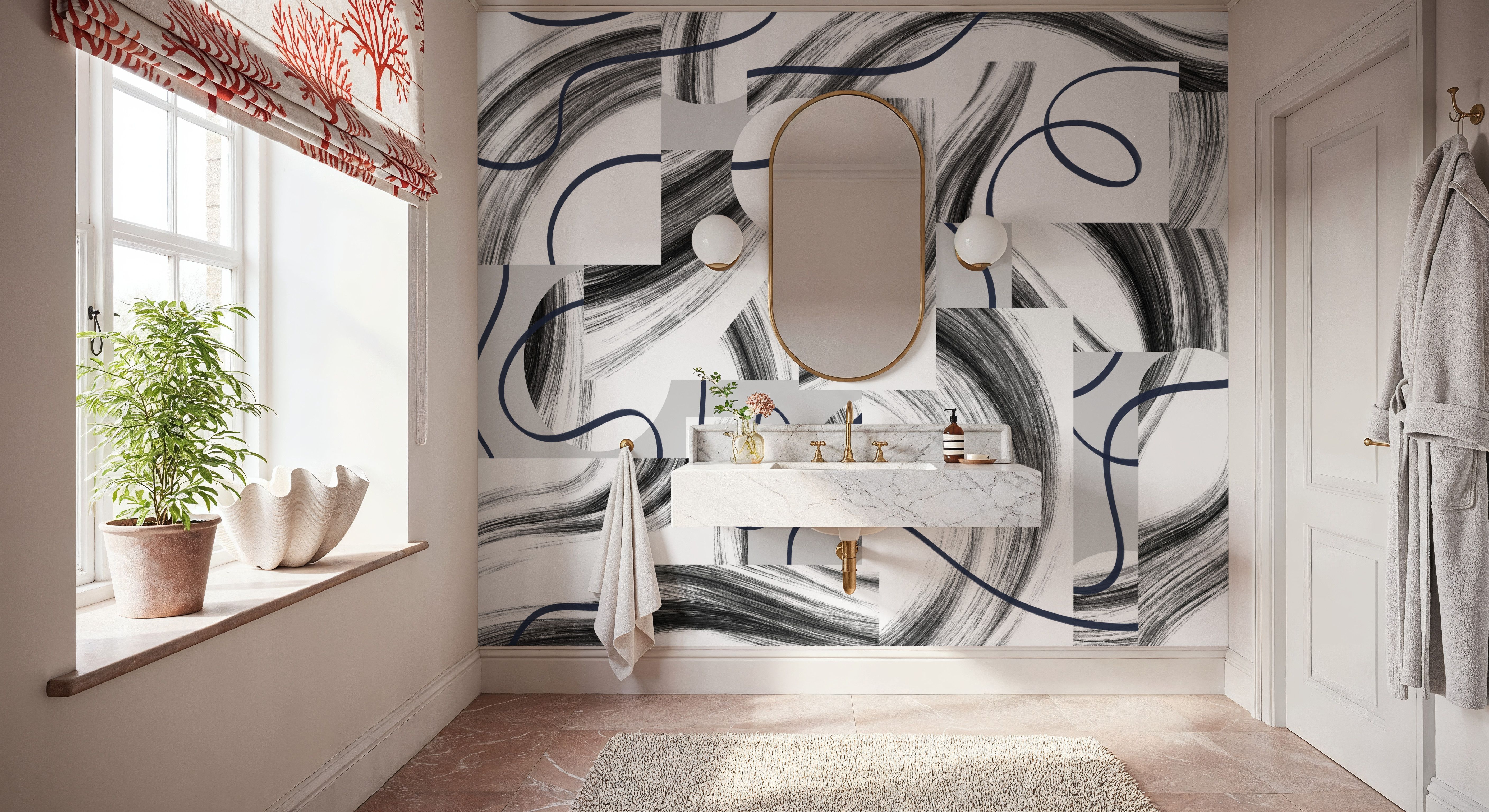 Atomic Paint, Graphite, Tapeten