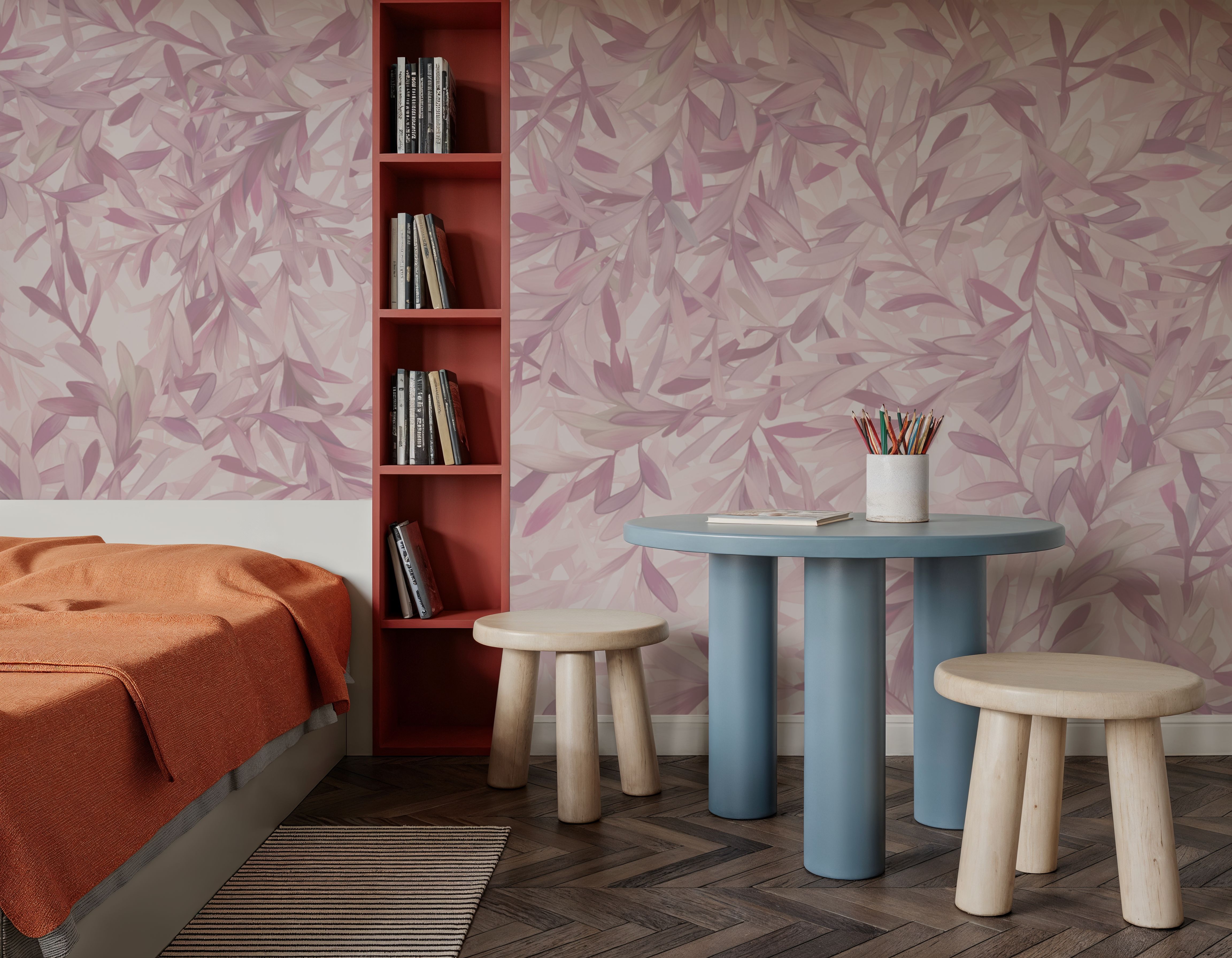 Lush Canopy Ceiling, Rose