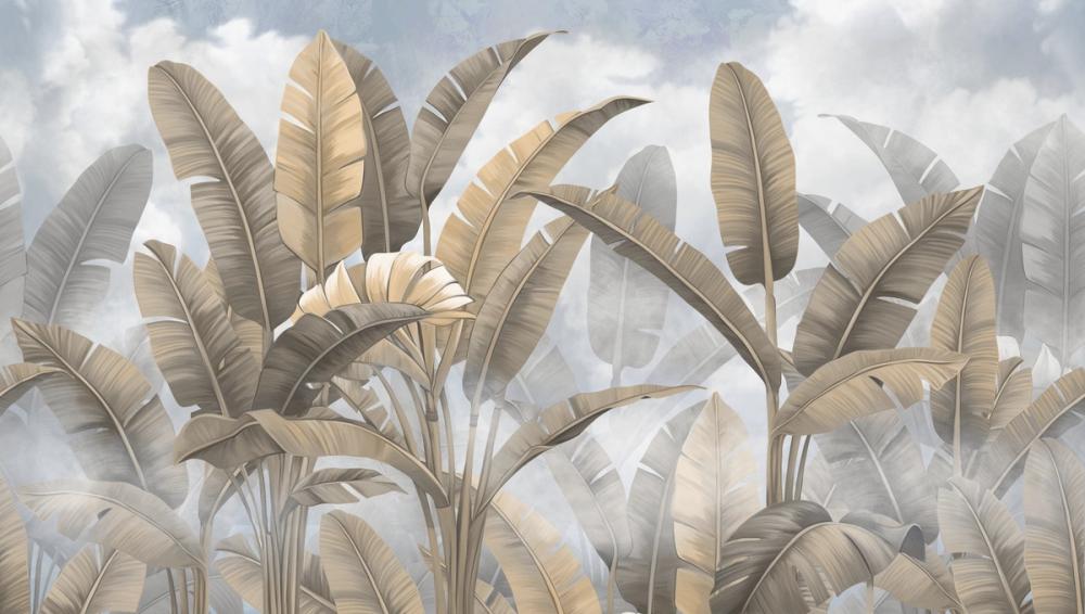 Banana Palms, Beige