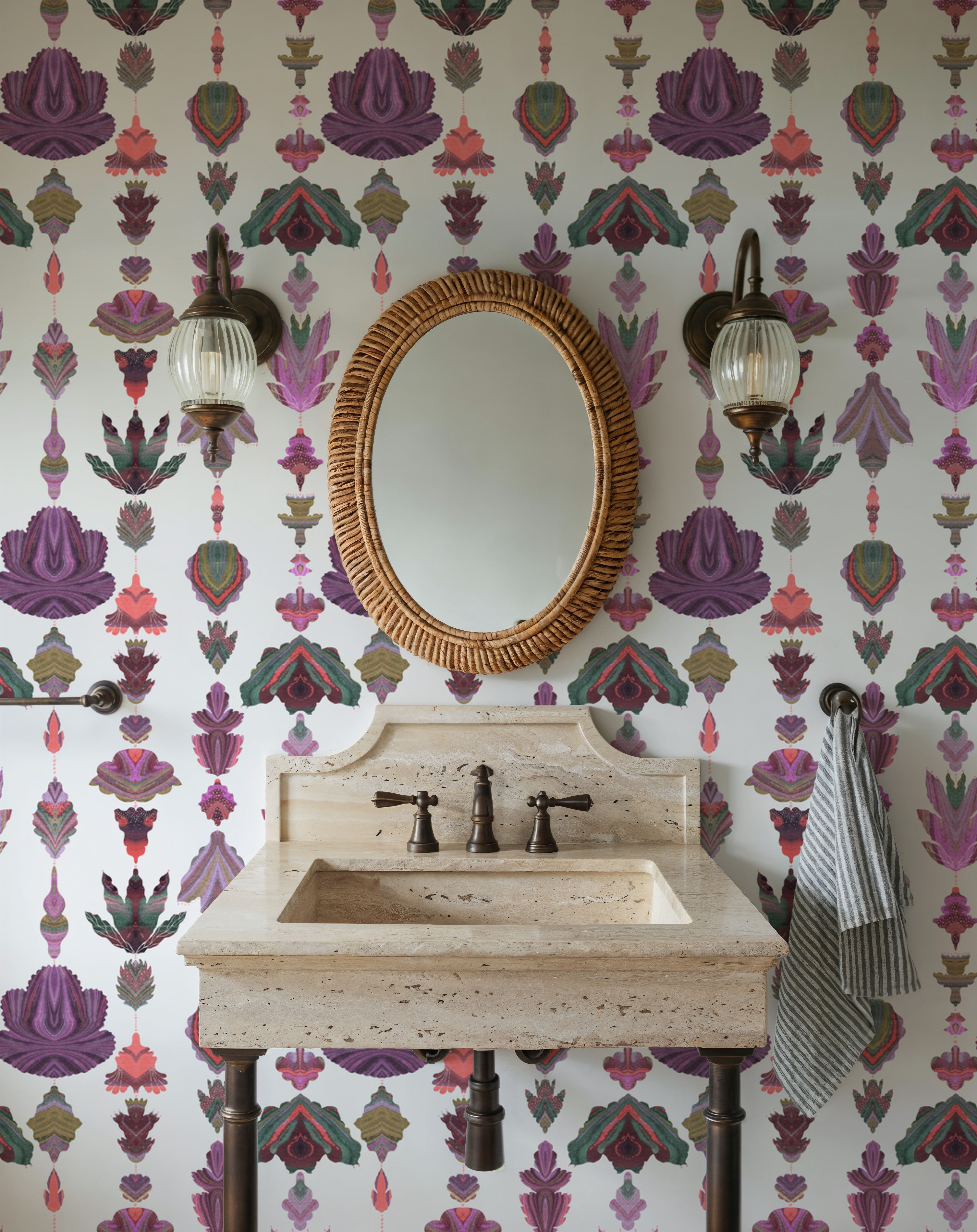 Marble Flowers, Periwinkle