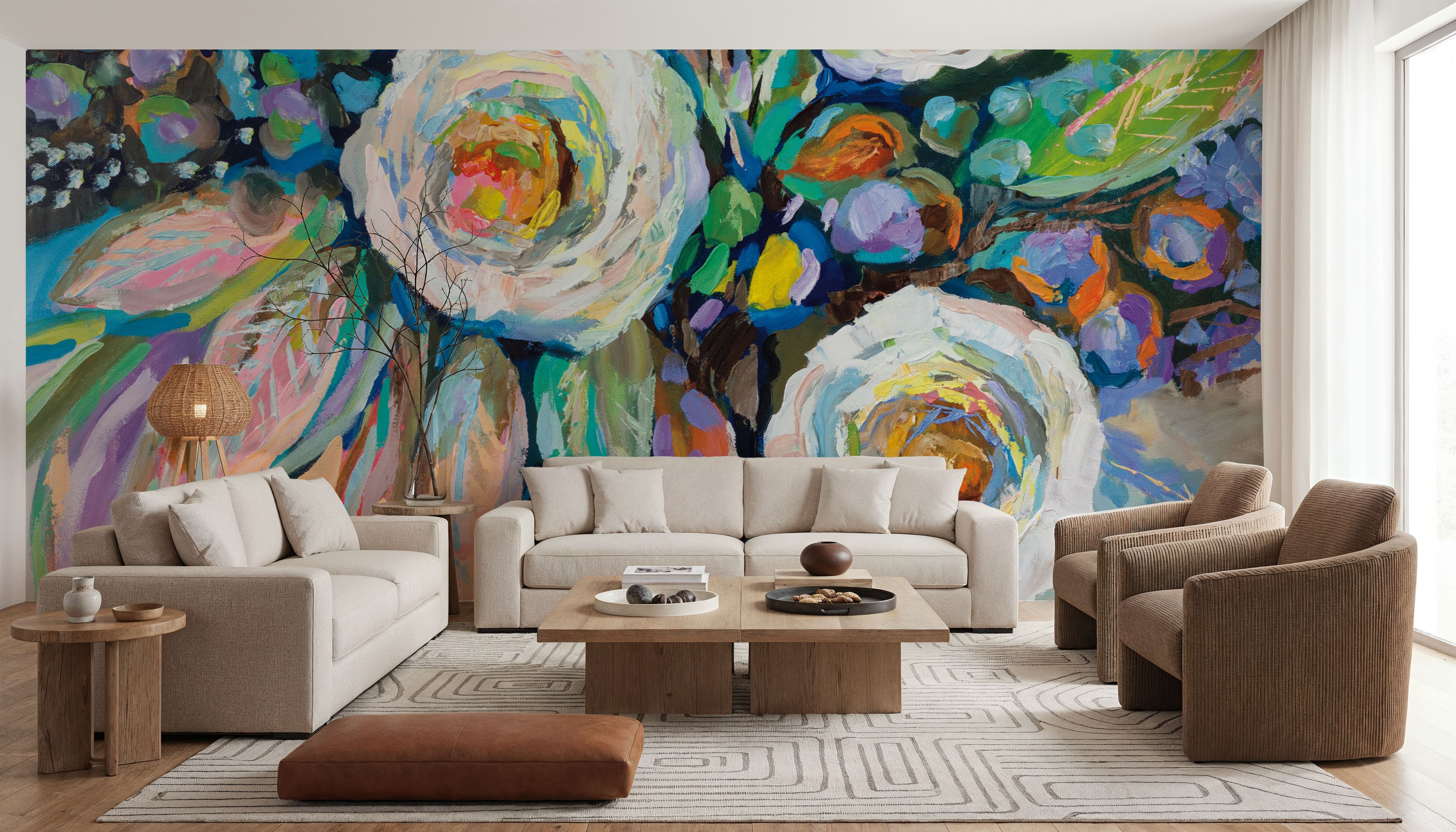 Curious Bouquets, Wallpaper