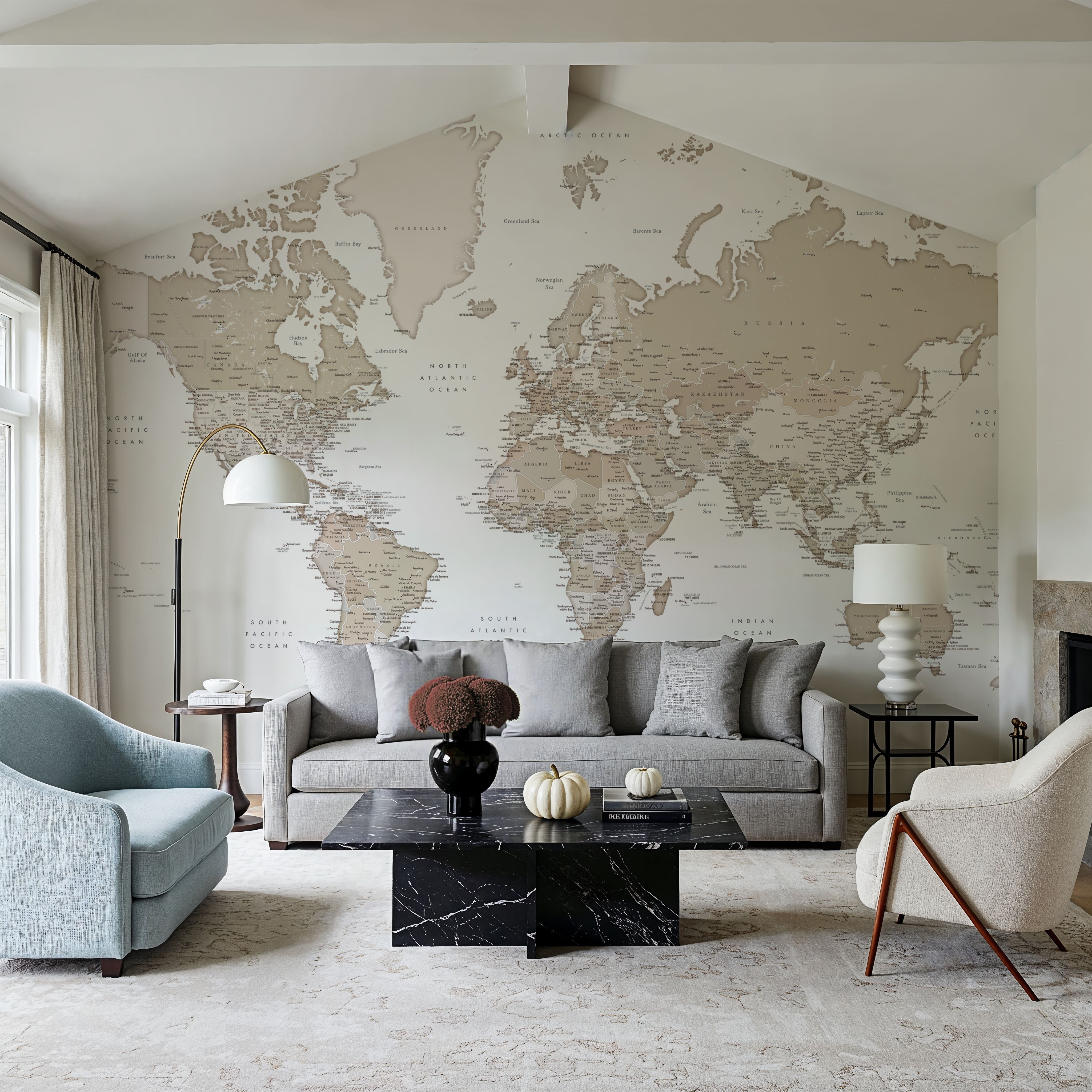 World Map Cities - Louie