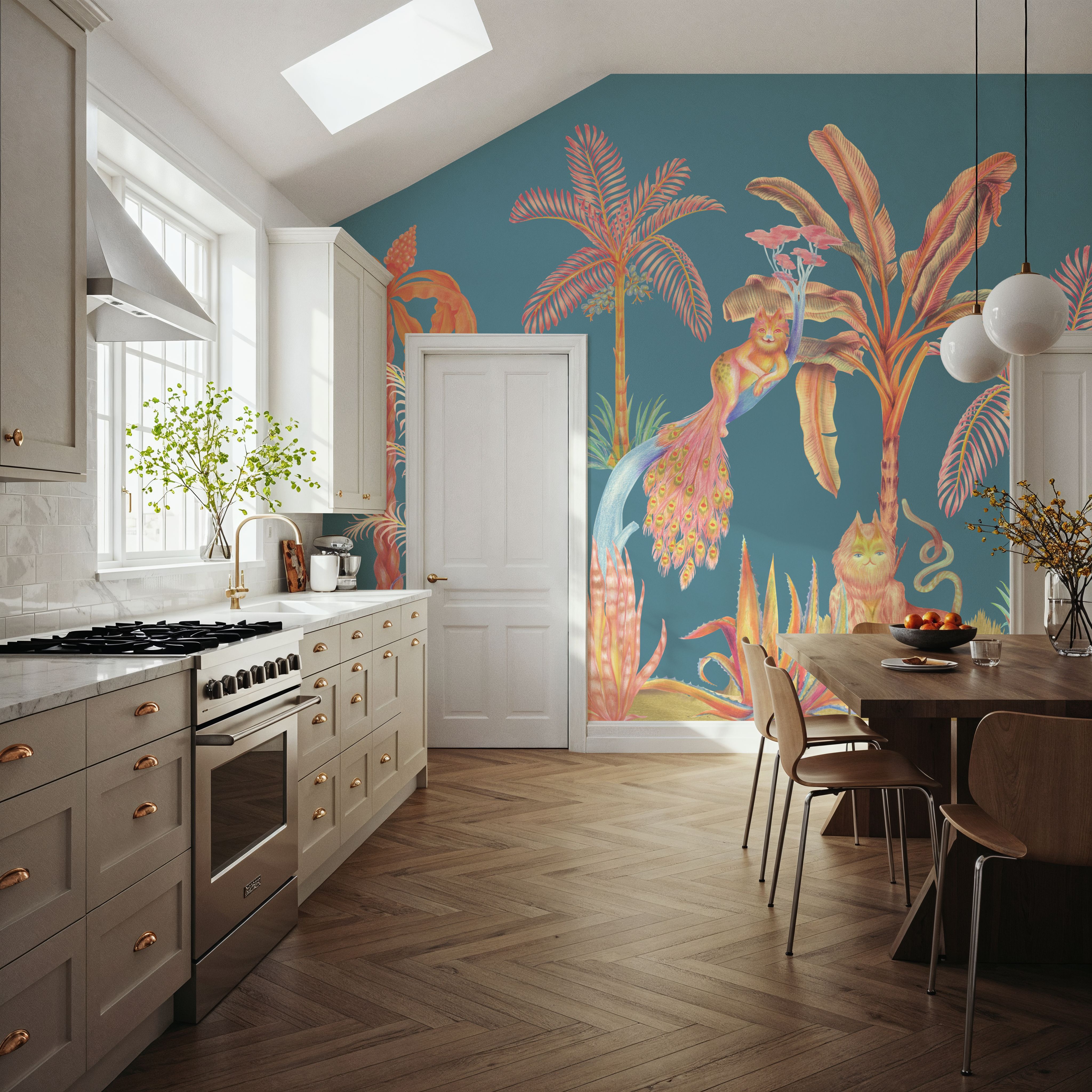 Colorful Jungle, Turqouise