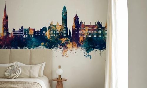 Wakefield England Skyline Blue & Bronze