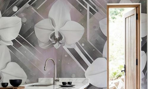 Geometry and Orchids Pink