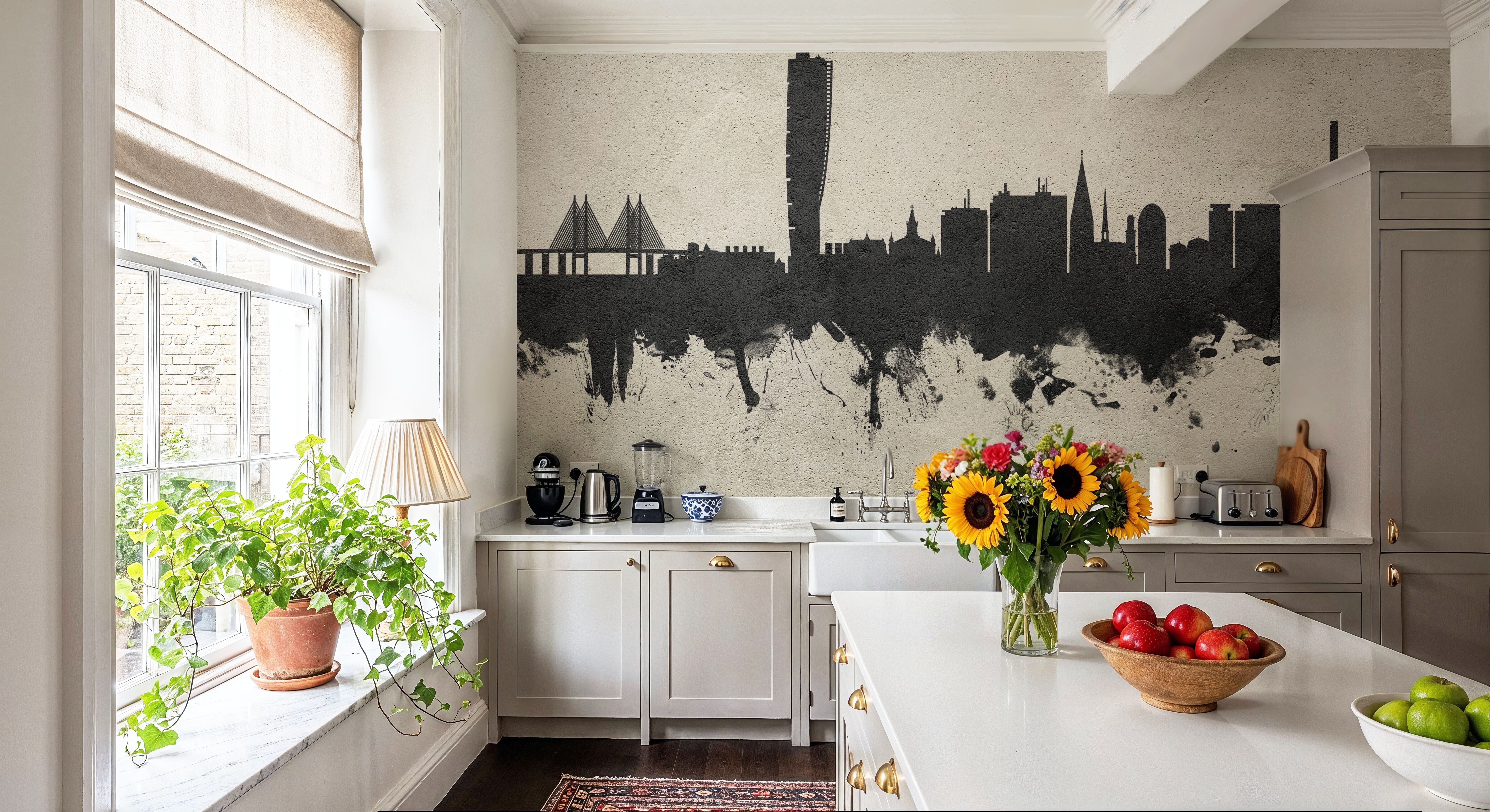 Malmö Sweden Skyline Concrete