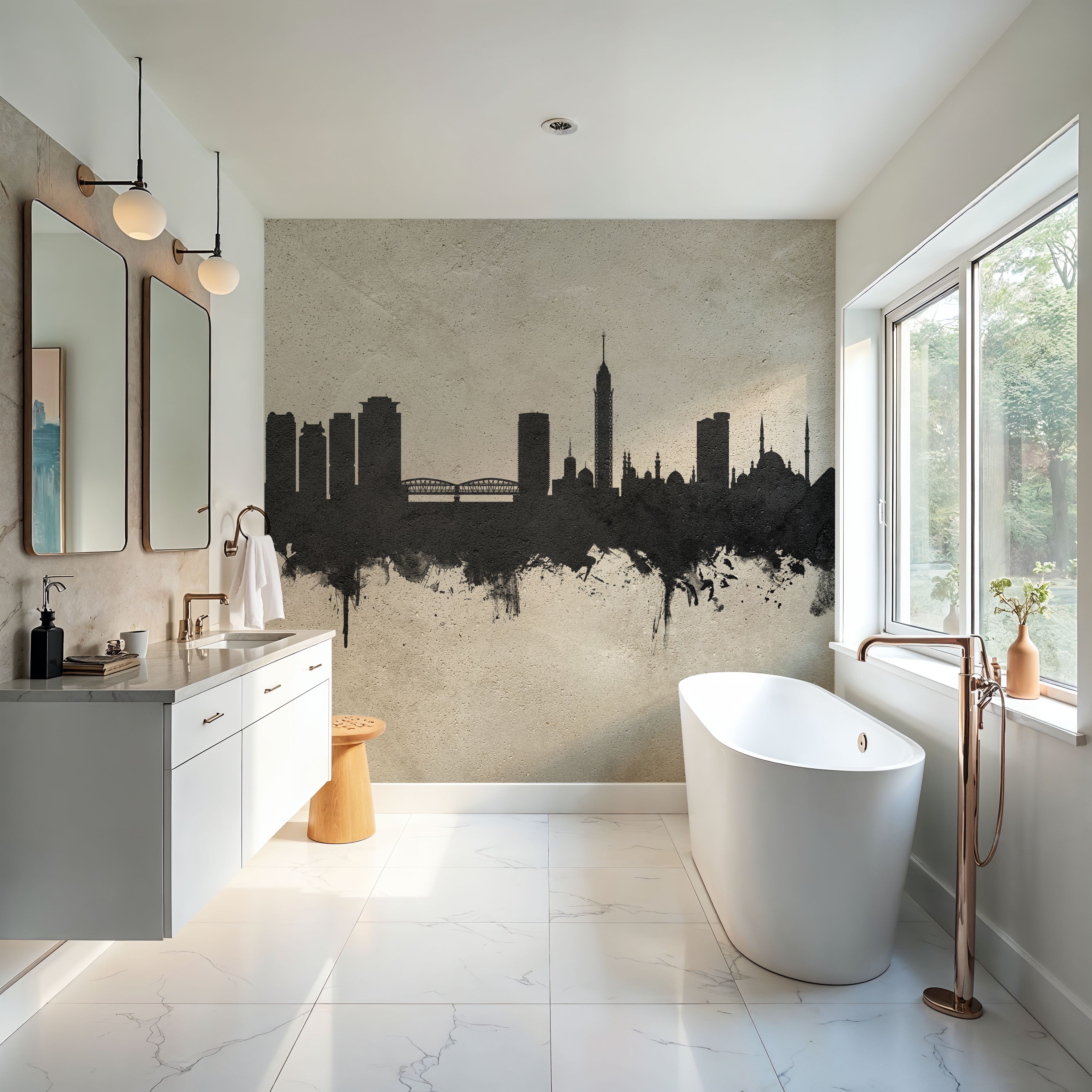 Cairo Egypt Skyline Concrete